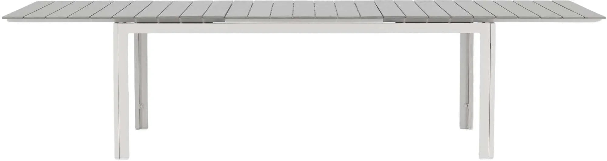 Moderner, ausziehbarer Gartentisch von Venture Home, ideal für stilvolle Außenbereiche, flexibel von 100 bis 150 cm.