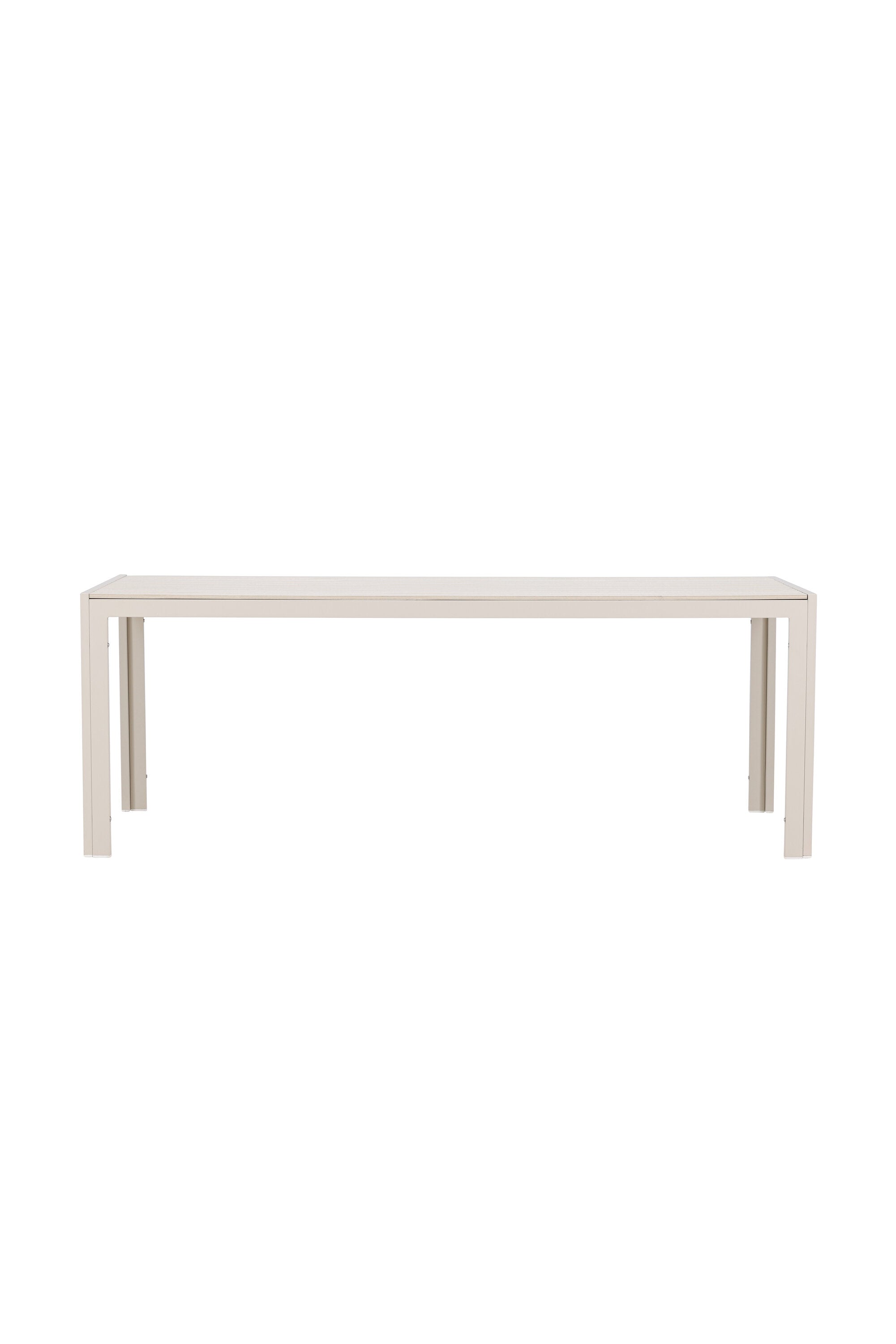 Rechteckiger Gartentisch von Venture Home, wetterbeständig und stabil, perfekt für Garten oder Terrasse, modernes und elegantes Design.