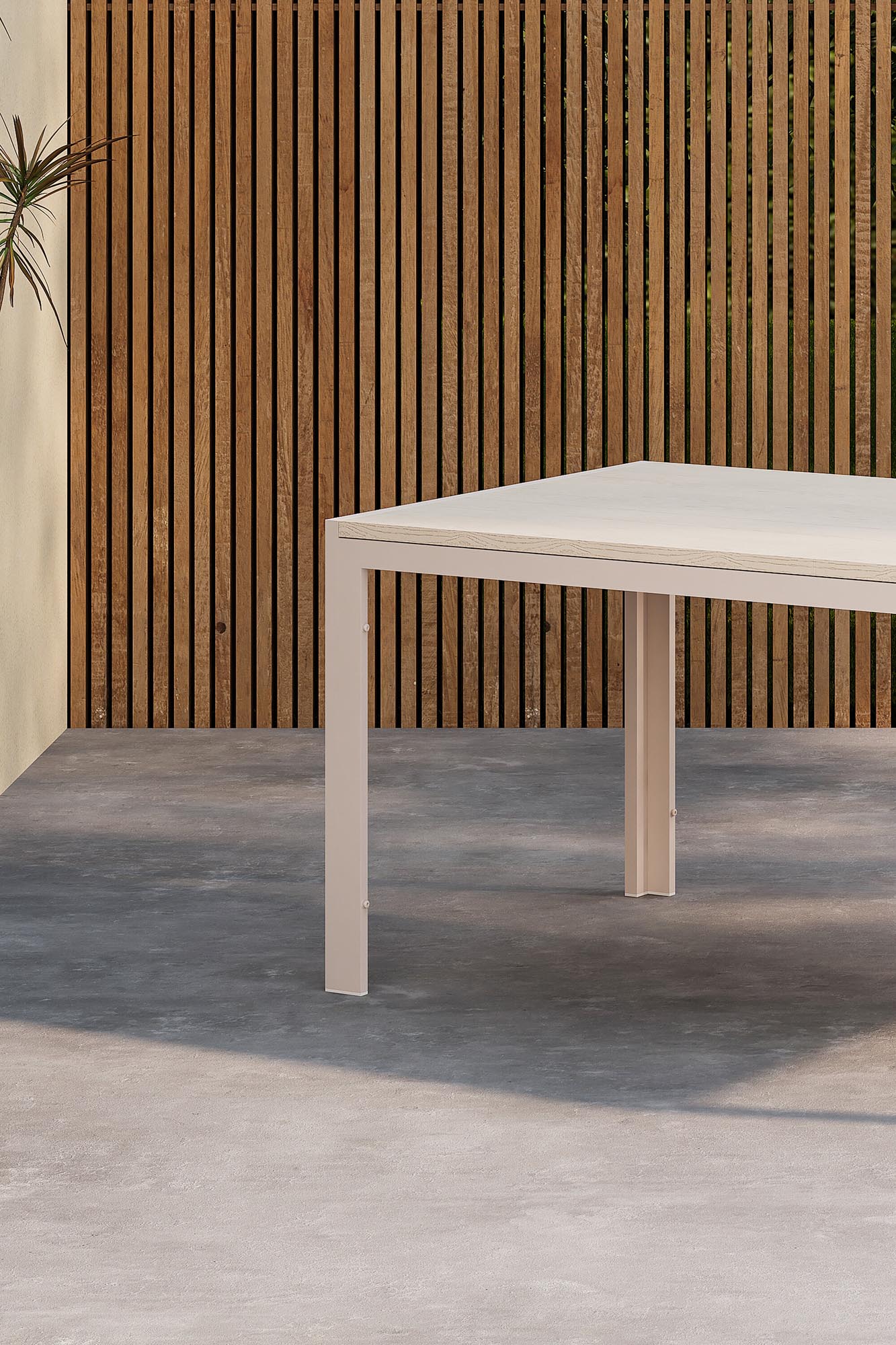 Moderner rechteckiger Gartentisch von Venture Home, ideal für den Aussenbereich, robust und stilvoll für Garten oder Terrasse.