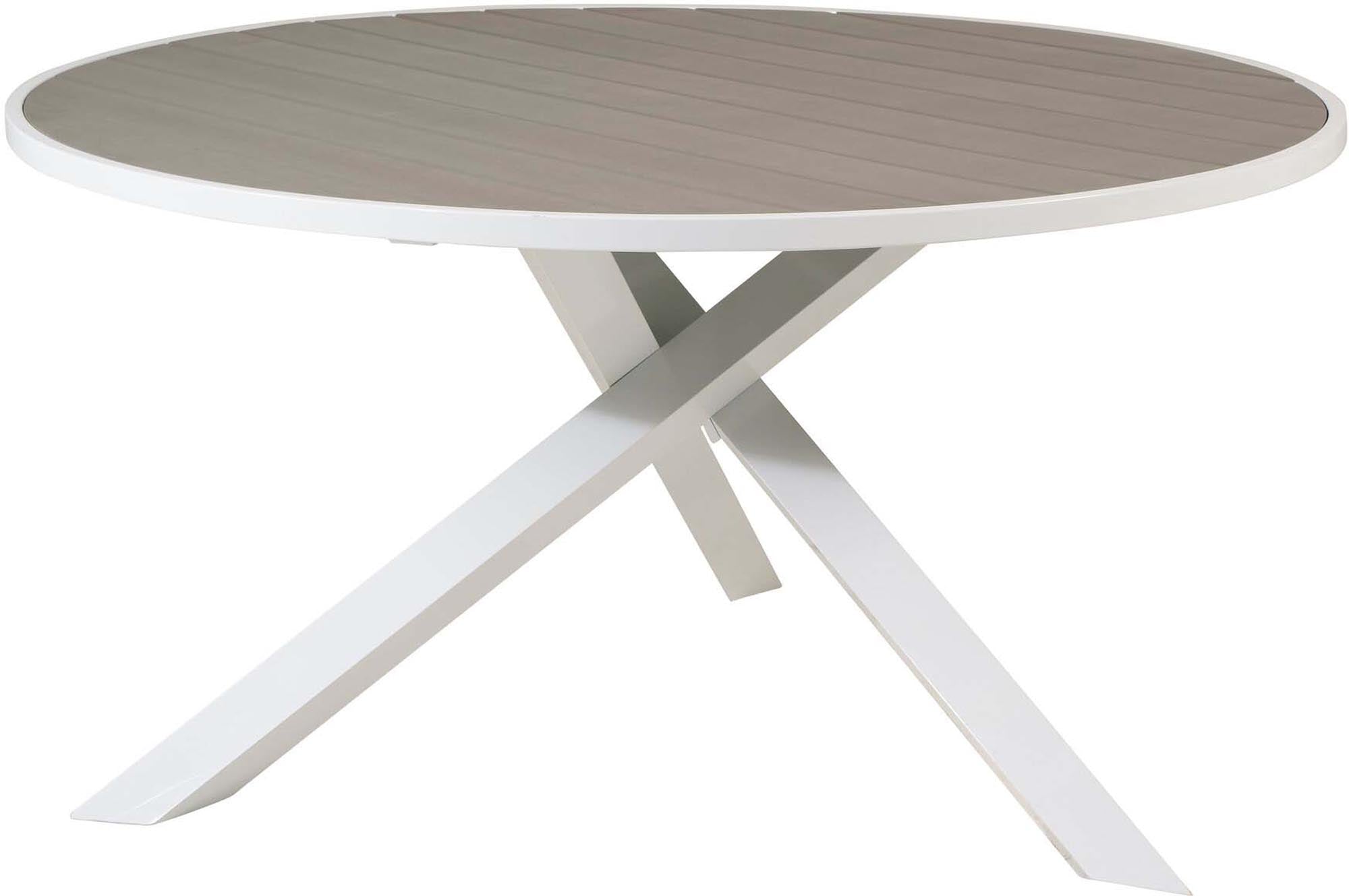 Parma Gartentisch rund in Weiss präsentiert im Onlineshop von KAQTU Design AG. Gartentisch ist von Venture Home