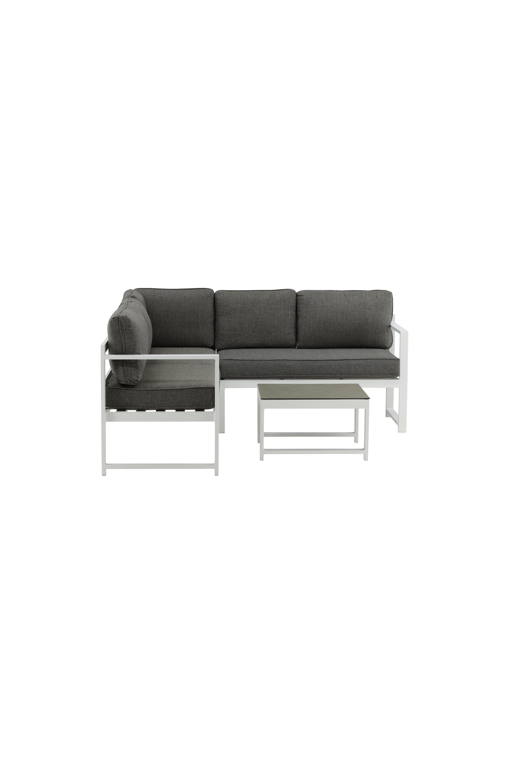 Salvador Ecksofa Outdoorset in Weiss präsentiert im Onlineshop von KAQTU Design AG. Loungeset ist von Venture Home