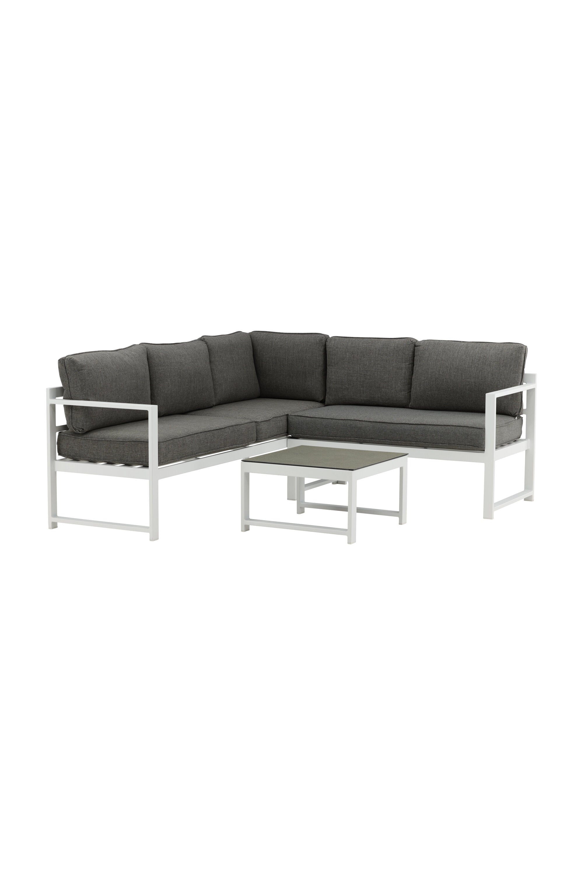 Salvador Ecksofa Outdoorset in Weiss präsentiert im Onlineshop von KAQTU Design AG. Loungeset ist von Venture Home