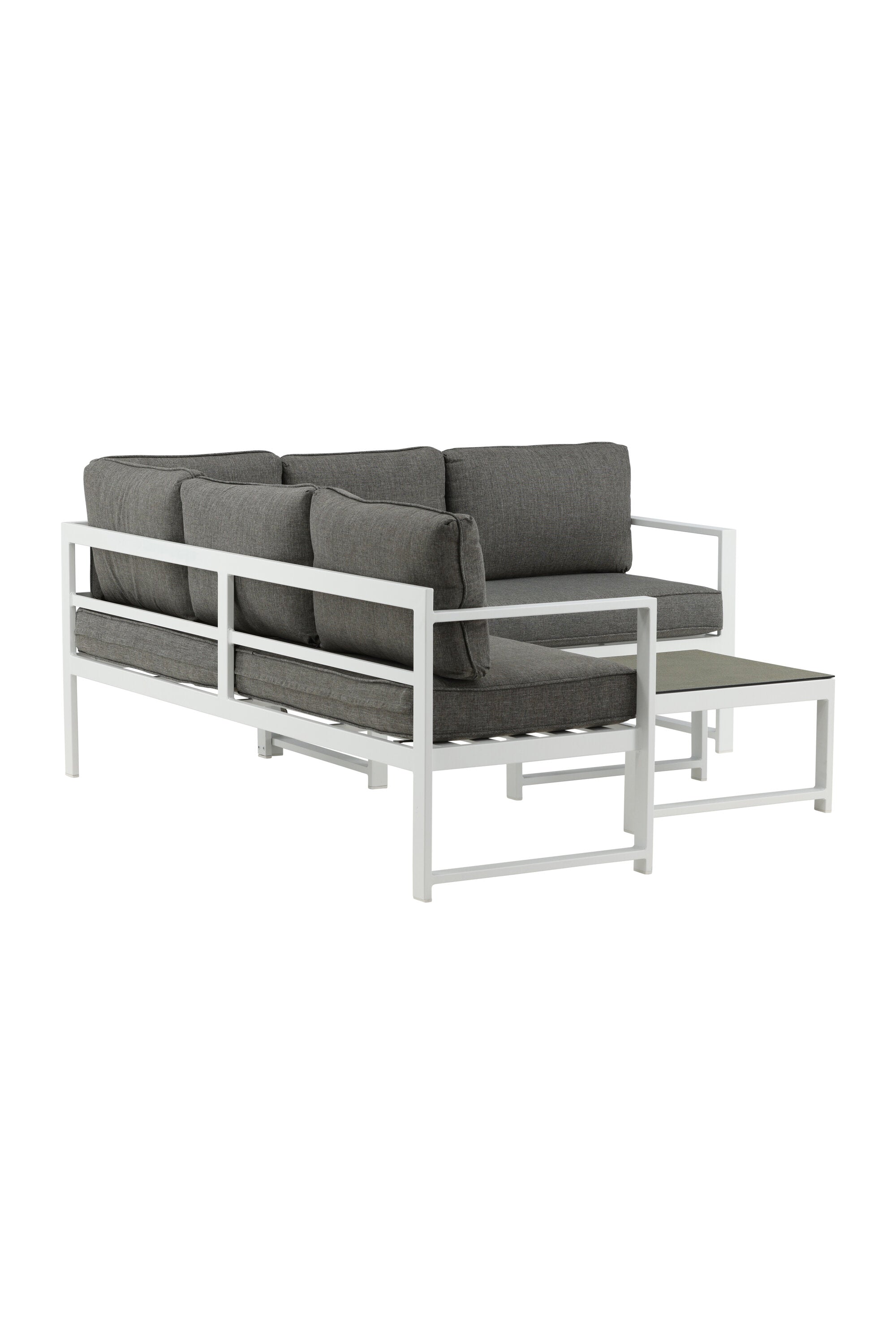 Salvador Ecksofa Outdoorset in Weiss präsentiert im Onlineshop von KAQTU Design AG. Loungeset ist von Venture Home