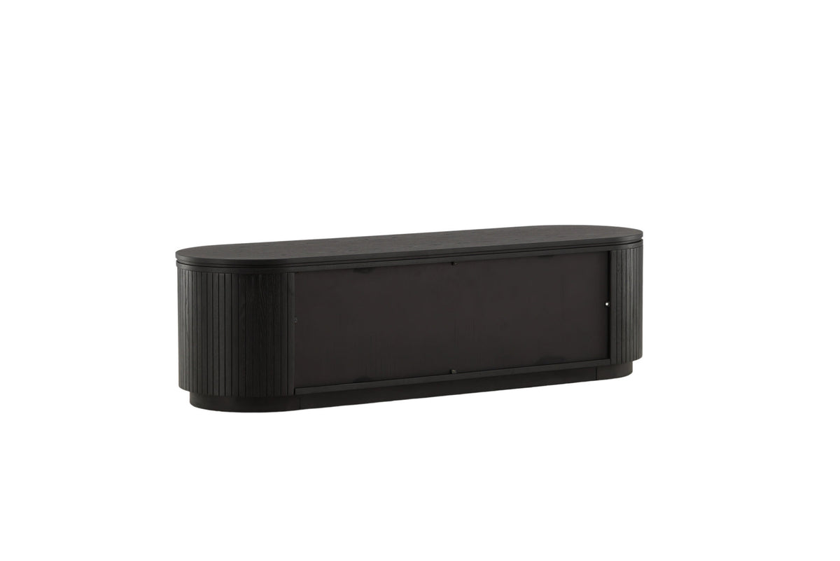 Fjällbacka TV Ständer in Schwarz präsentiert im Onlineshop von KAQTU Design AG. TV-Möbel ist von Vind