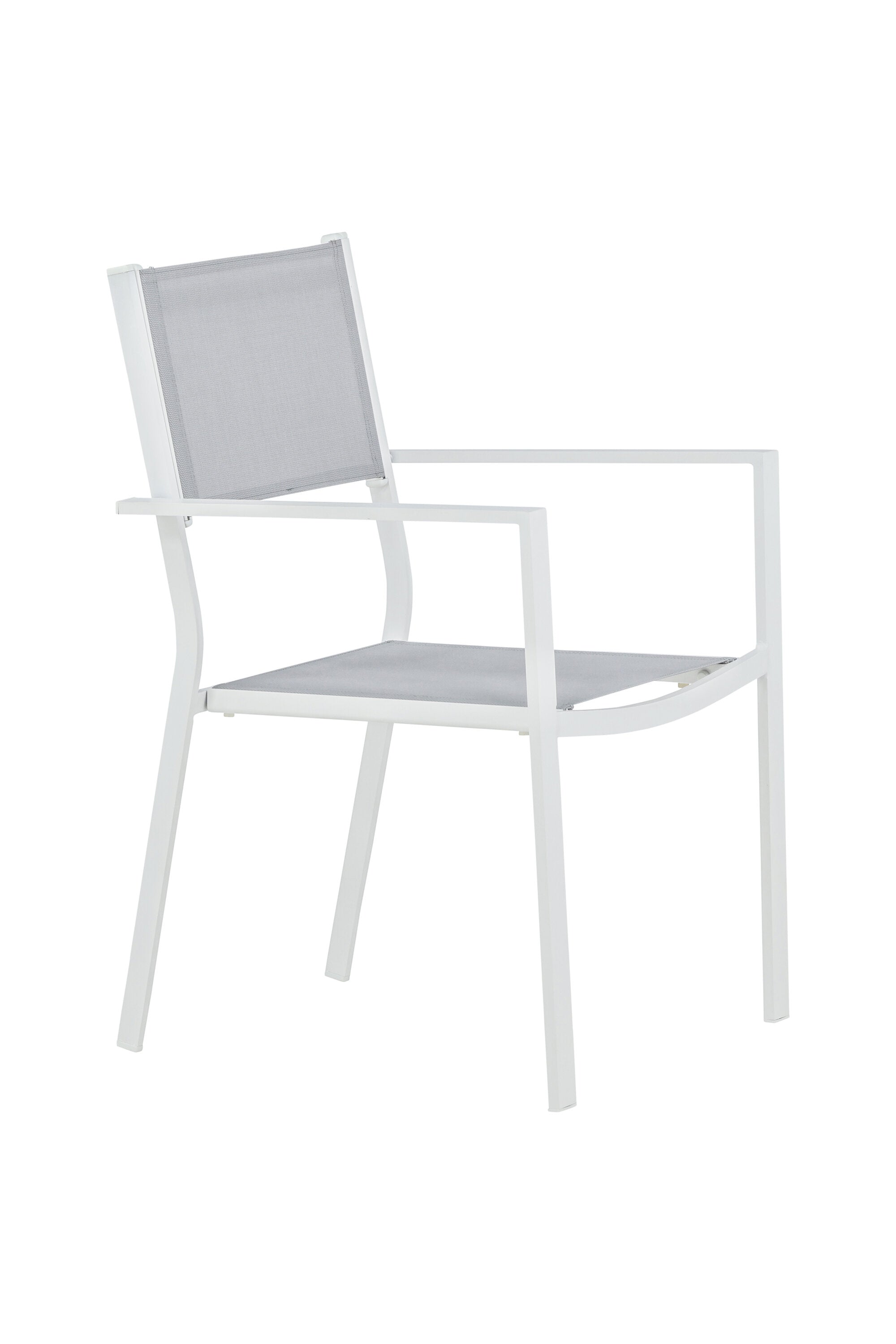 Copacabana Stapelstuhl in Weiss präsentiert im Onlineshop von KAQTU Design AG. Gartenstuhl mit Armlehnen ist von Venture Home