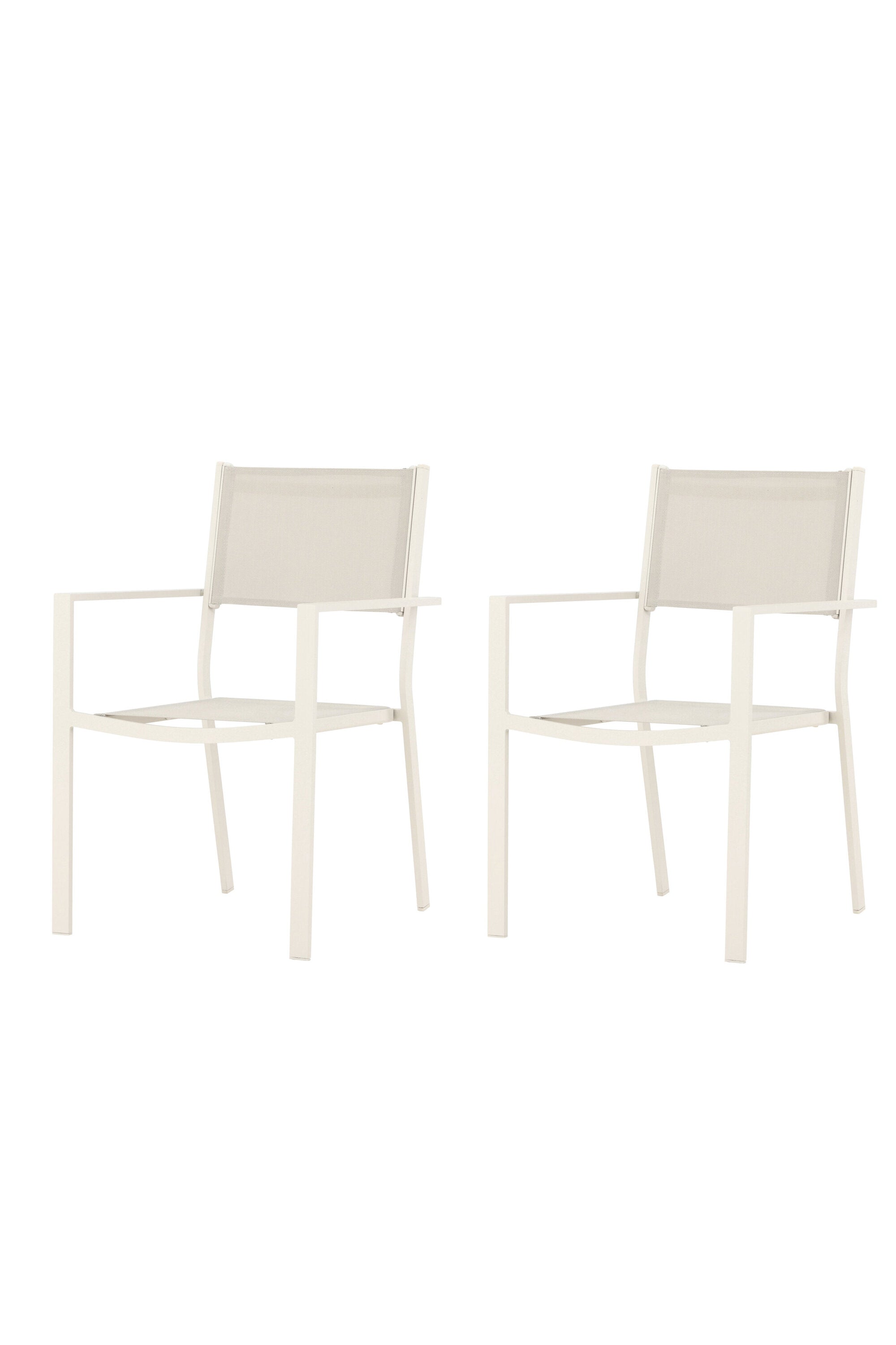 Copacabana Stapelstuhl in Beige präsentiert im Onlineshop von KAQTU Design AG. Gartenstuhl mit Armlehnen ist von Venture Home