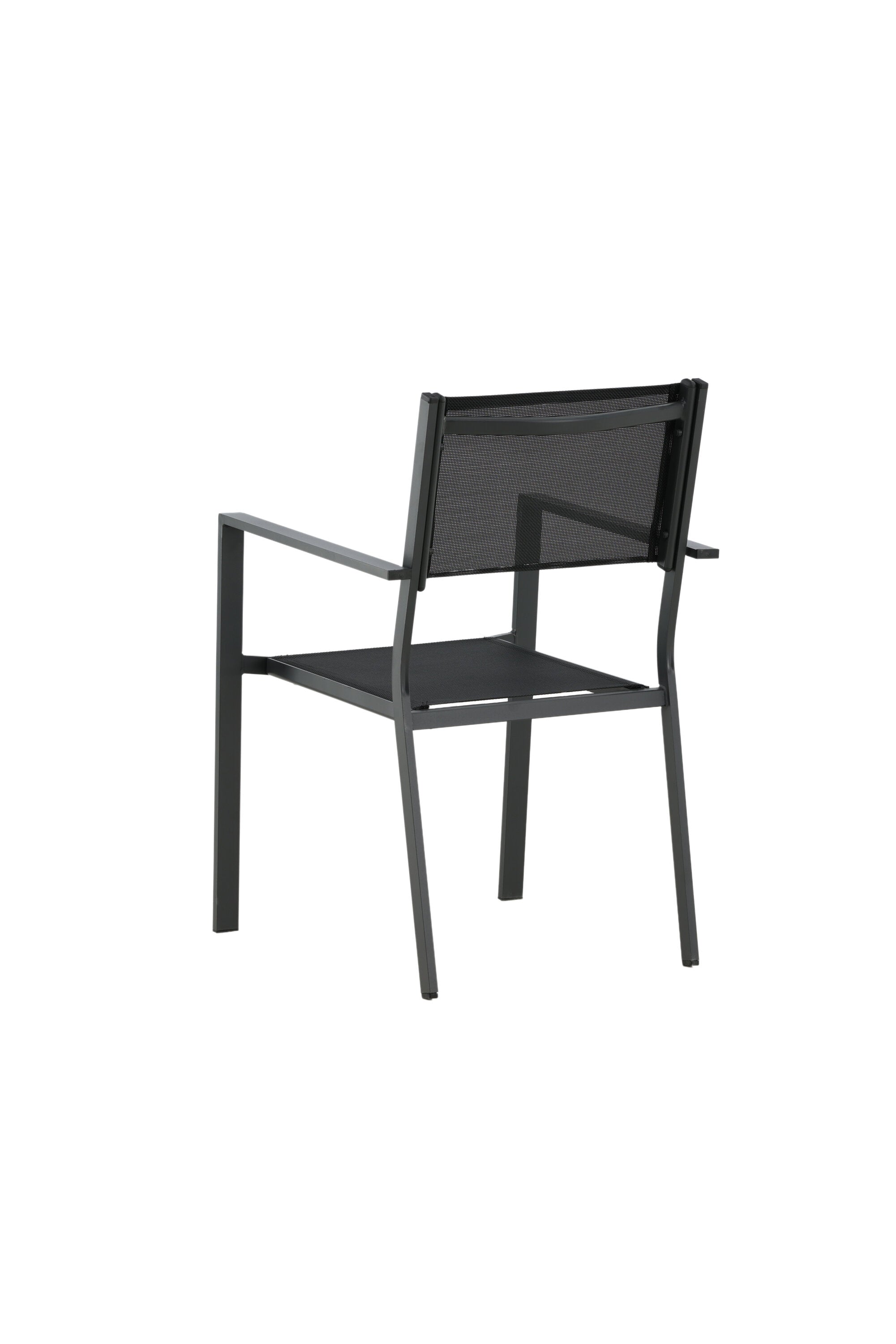 Copacabana Stapelstuhl in Schwarz präsentiert im Onlineshop von KAQTU Design AG. Gartenstuhl mit Armlehnen ist von Venture Home