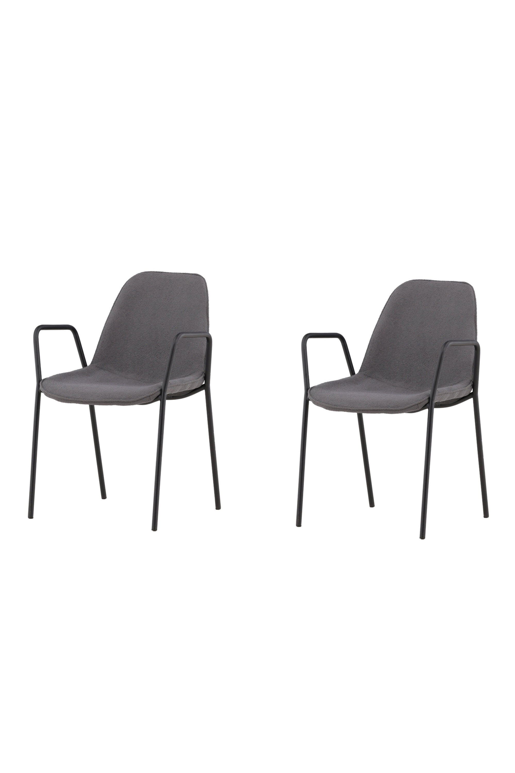 Klädesholmen Stuhl in Dunkelgrau präsentiert im Onlineshop von KAQTU Design AG. Stuhl mit Armlehne ist von Vind