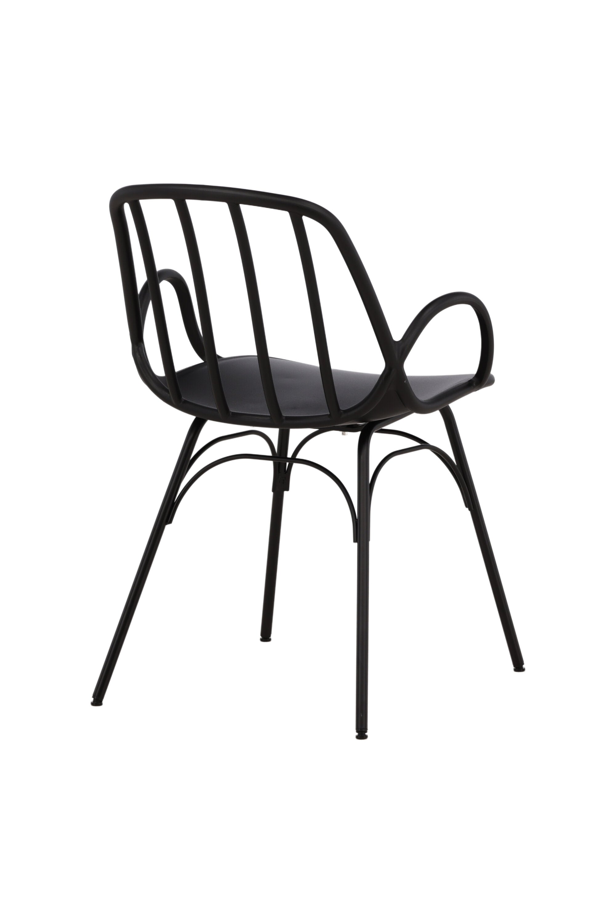 Dyrön Stuhl in Schwarz präsentiert im Onlineshop von KAQTU Design AG. Stuhl mit Armlehne ist von Venture Home