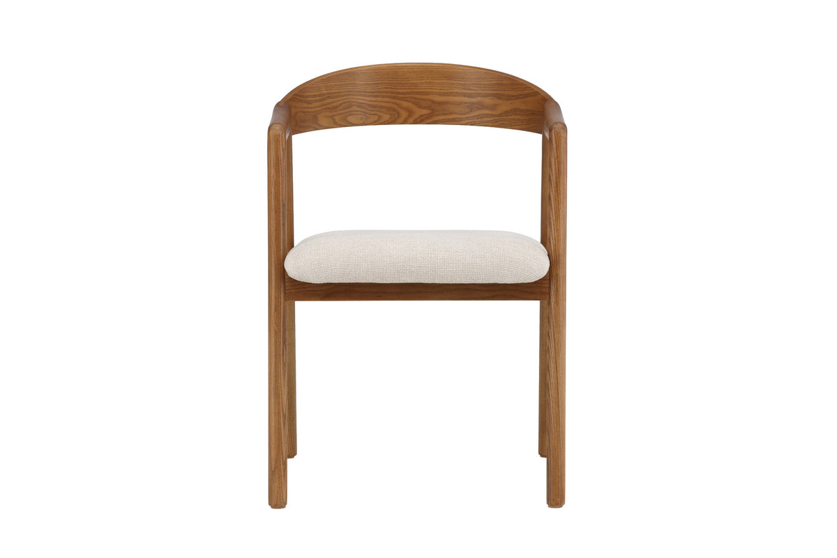 Långön Esszimmerstuhl in Dunkelbraun präsentiert im Onlineshop von KAQTU Design AG. Stuhl mit Armlehne ist von Vind