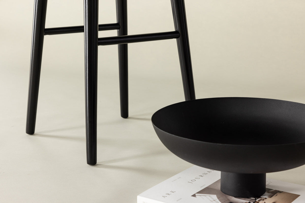Mollösand Barstuhl in Schwarz präsentiert im Onlineshop von KAQTU Design AG. Barhocker ist von Vind