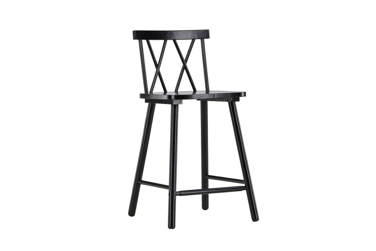 Mollöström Barstuhl in Schwarz präsentiert im Onlineshop von KAQTU Design AG. Barstuhl ist von Vind