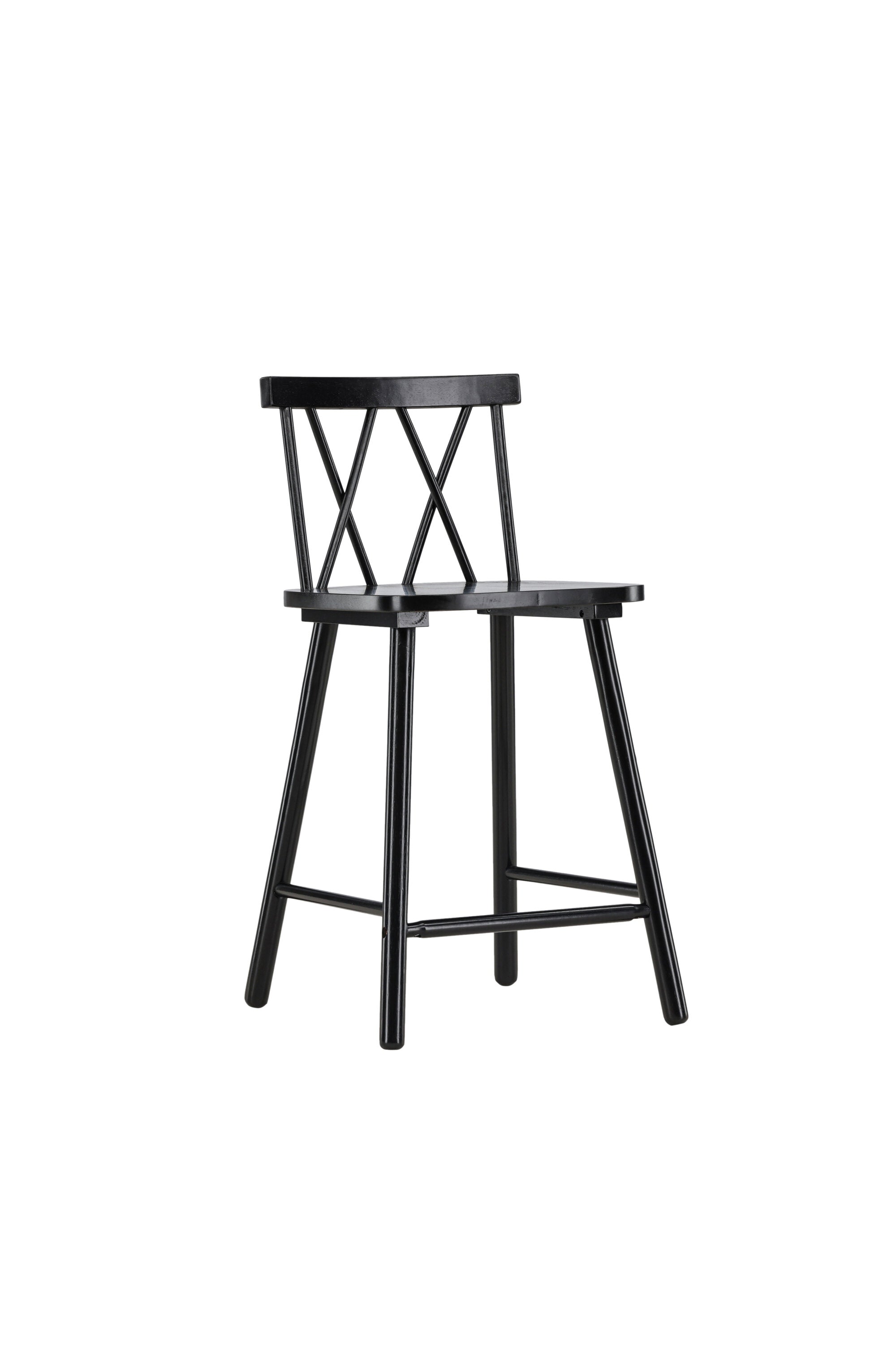Mollöström Barstuhl in Schwarz präsentiert im Onlineshop von KAQTU Design AG. Barstuhl ist von Vind