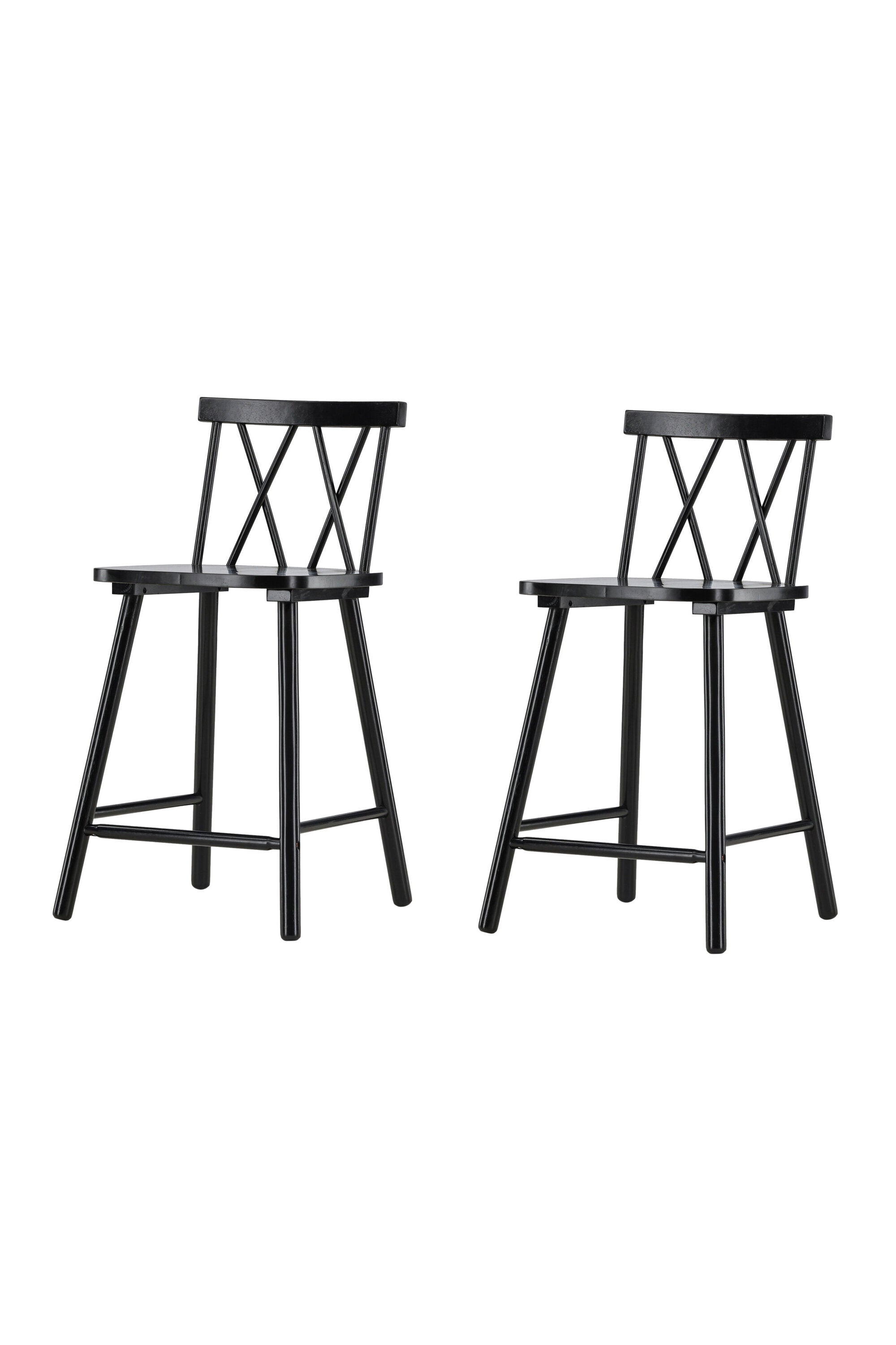 Mollöström Barstuhl in Schwarz präsentiert im Onlineshop von KAQTU Design AG. Barstuhl ist von Vind