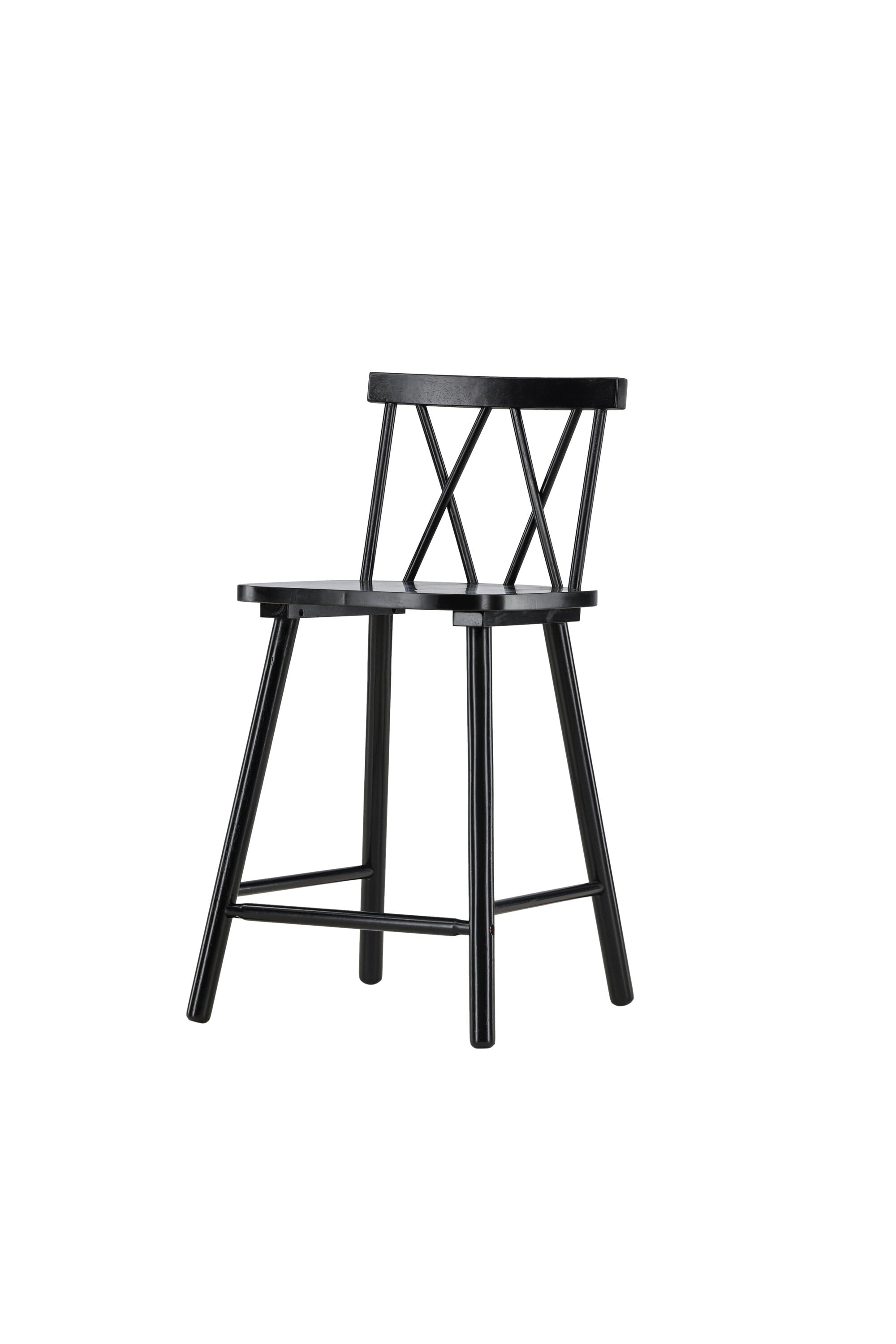 Mollöström Barstuhl in Schwarz präsentiert im Onlineshop von KAQTU Design AG. Barstuhl ist von Vind