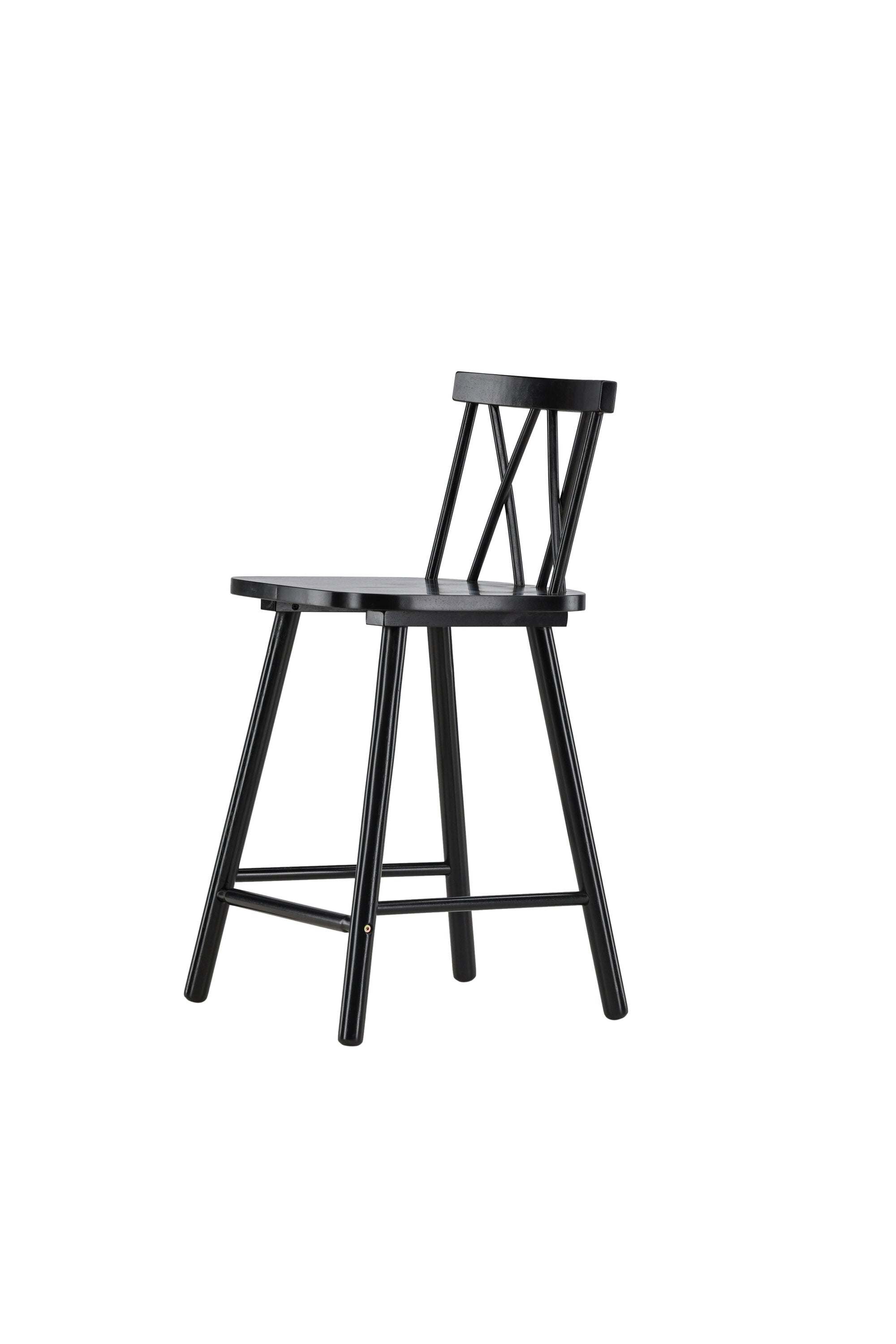 Mollöström Barstuhl in Schwarz präsentiert im Onlineshop von KAQTU Design AG. Barstuhl ist von Vind