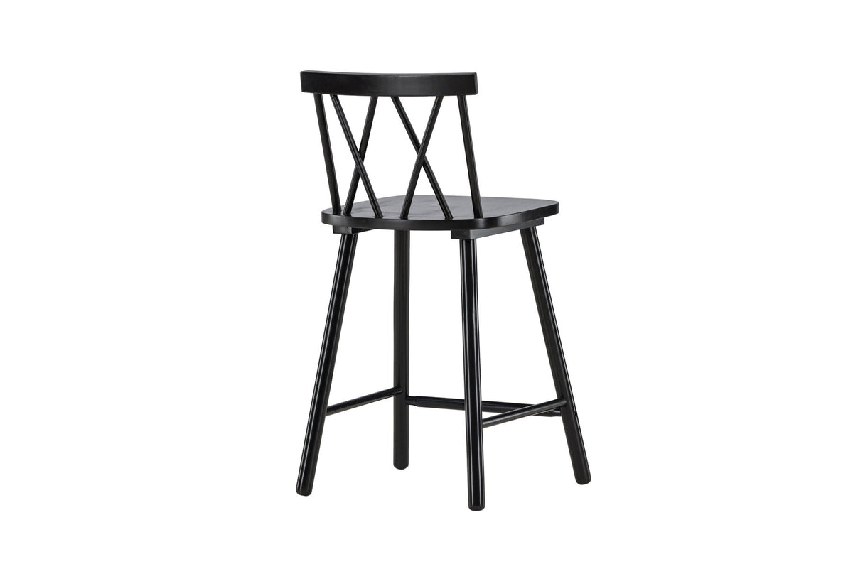 Mollöström Barstuhl in Schwarz präsentiert im Onlineshop von KAQTU Design AG. Barstuhl ist von Vind