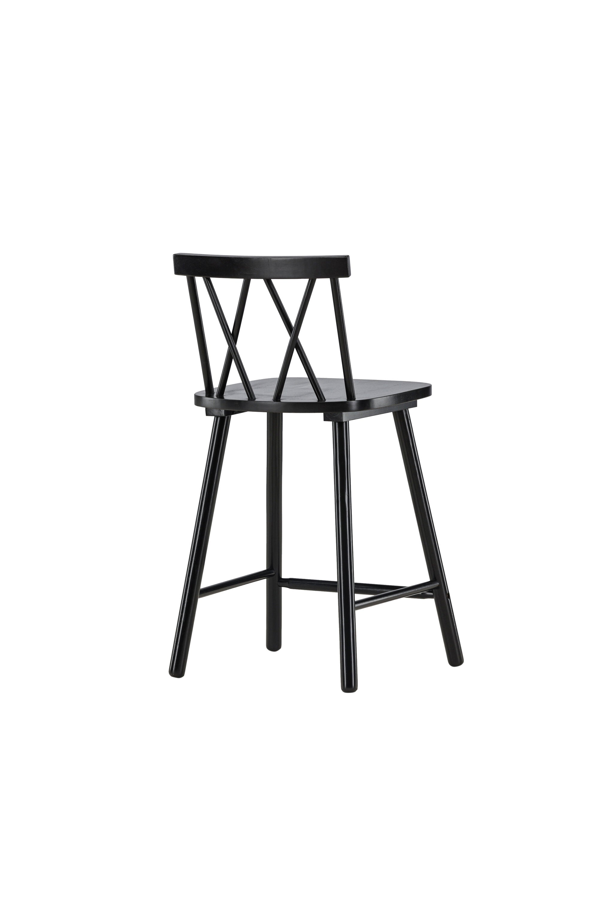 Mollöström Barstuhl in Schwarz präsentiert im Onlineshop von KAQTU Design AG. Barstuhl ist von Vind