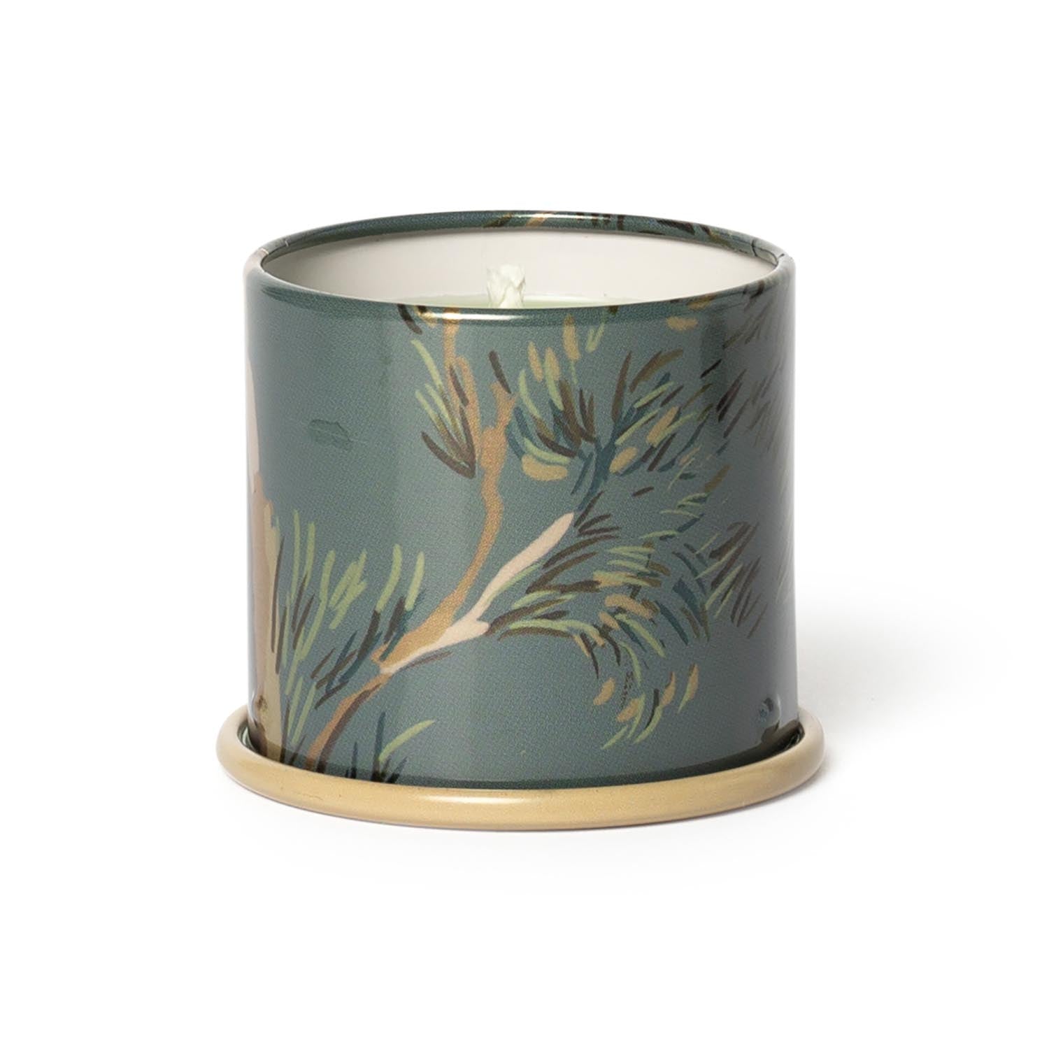 Hinoki Sage Demi Vanity Tin Kerze, Grün, in Grün präsentiert im Onlineshop von KAQTU Design AG. Duftkerze ist von Illume