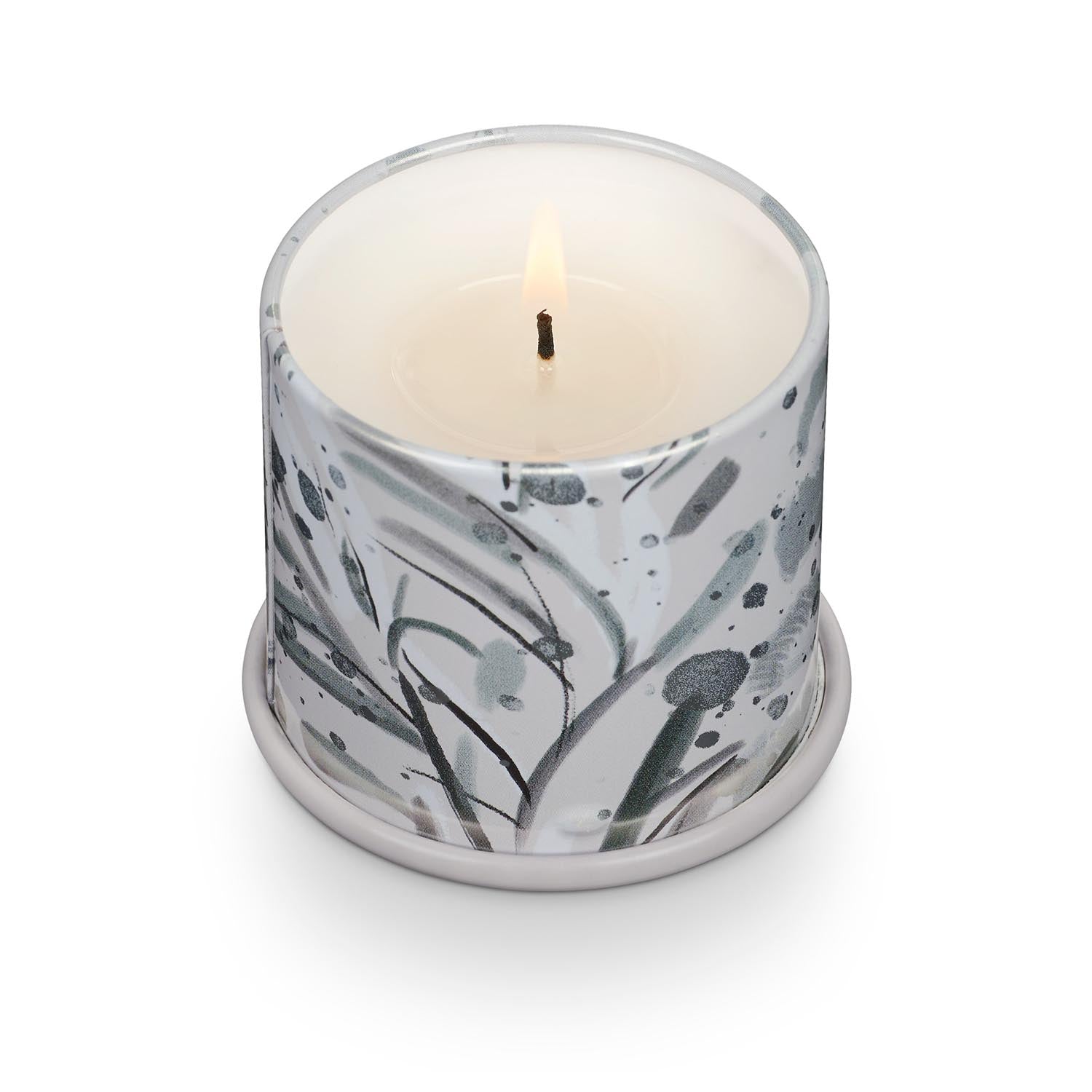 Winter White Demi Vanity Tin Kerze, Weiss, in Weiß präsentiert im Onlineshop von KAQTU Design AG. Duftkerze ist von Illume