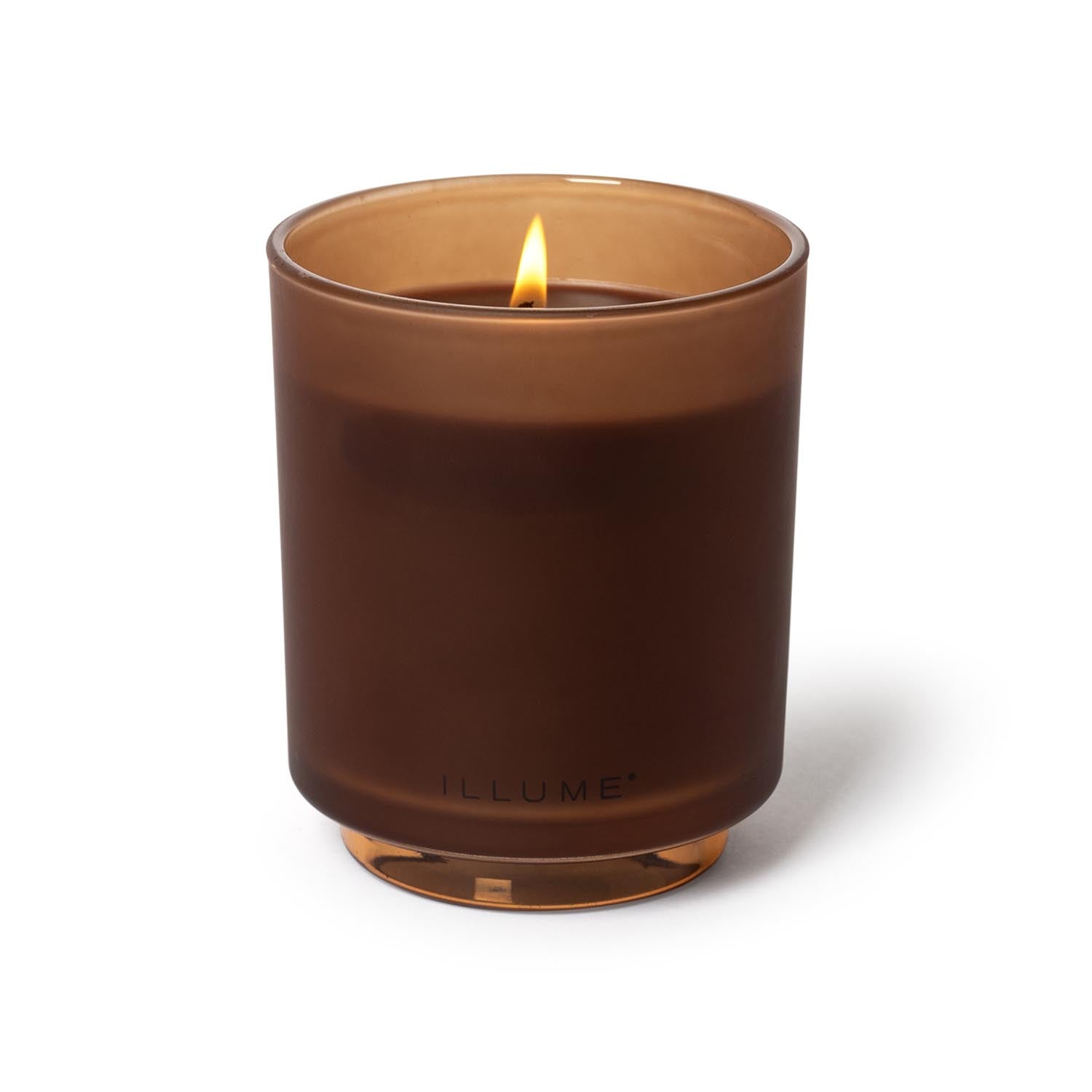 Terra Tabac Box Glass Candle, Braun, in Braun präsentiert im Onlineshop von KAQTU Design AG. Duftkerze ist von Illume