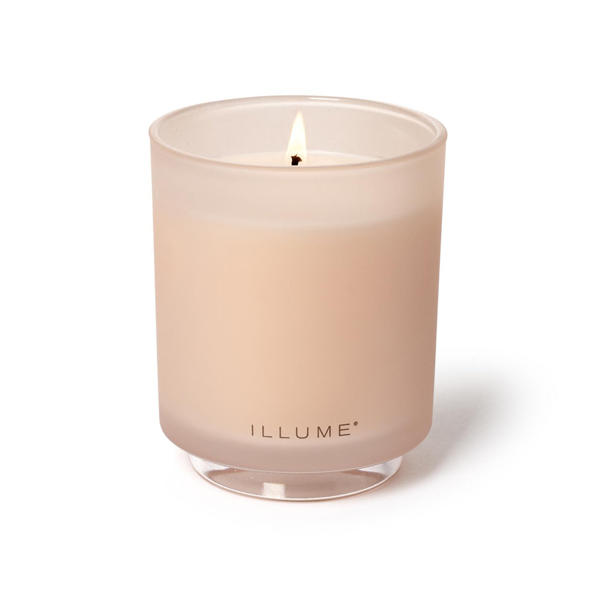 Coconut Milk Mango Box Glass Candle, Rose, in Rose präsentiert im Onlineshop von KAQTU Design AG. Duftkerze ist von Illume