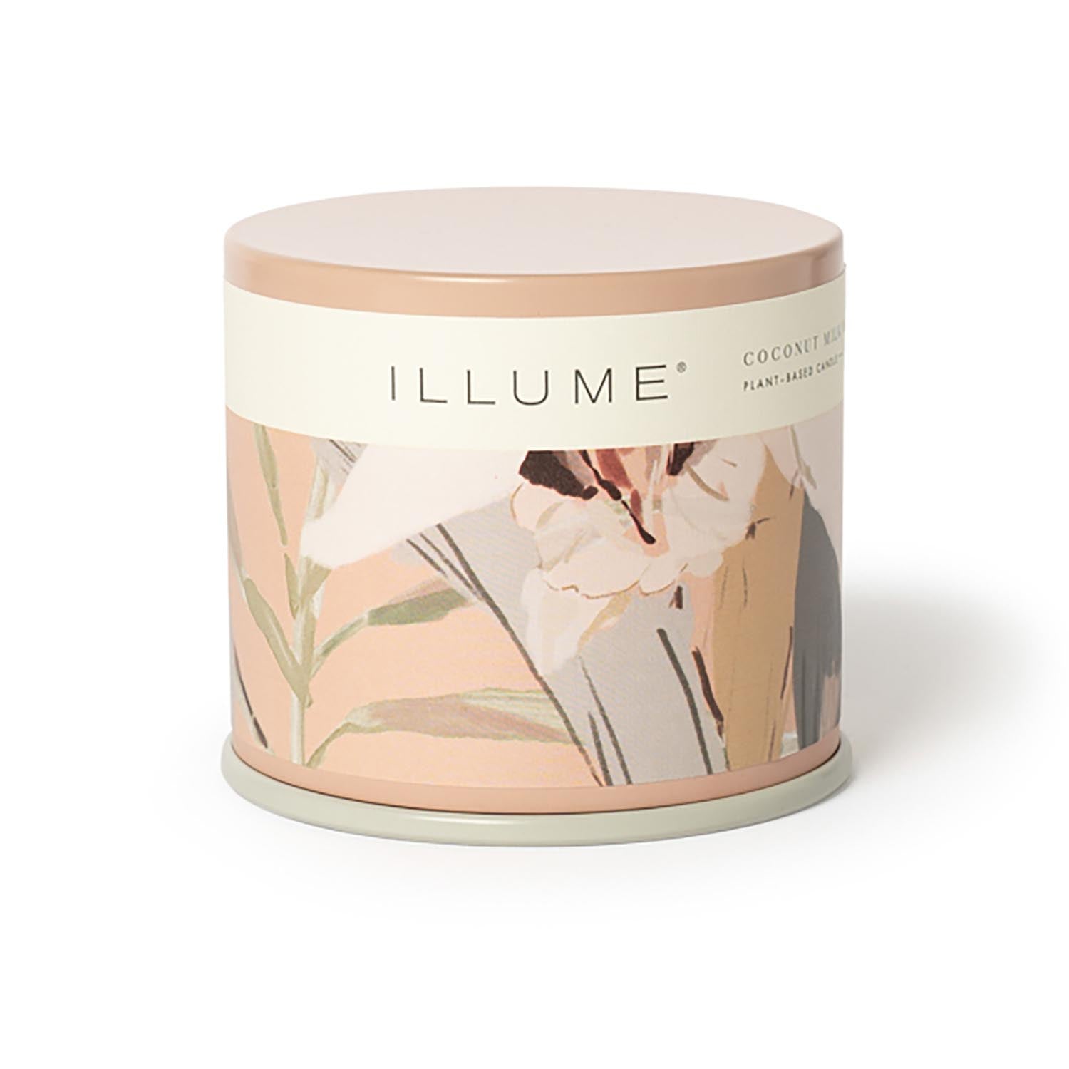 Coconut Milk Mango Vanity Tin Duftkerze, Rose, in Rose präsentiert im Onlineshop von KAQTU Design AG. Duftkerze ist von Illume