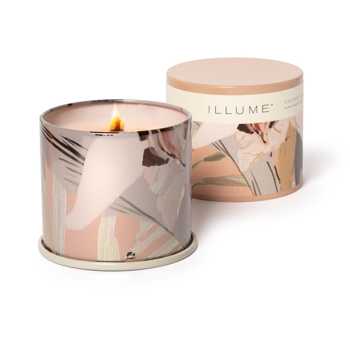 Coconut Milk Mango Vanity Tin Duftkerze, Rose, in Rose präsentiert im Onlineshop von KAQTU Design AG. Duftkerze ist von Illume
