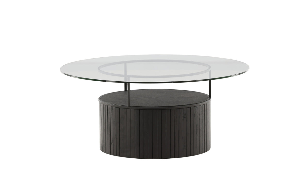 Bovall Coffee Tisch in Schwarz präsentiert im Onlineshop von KAQTU Design AG. Beistelltisch ist von Furniture Fashion