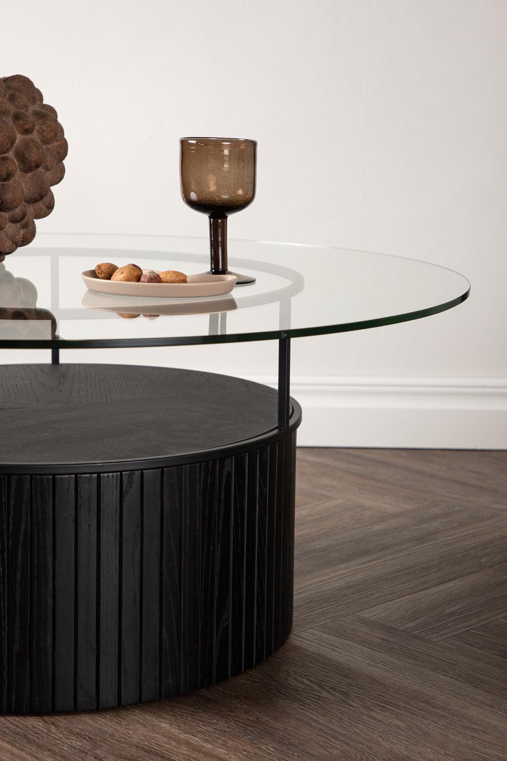 Bovall Coffee Tisch in Schwarz präsentiert im Onlineshop von KAQTU Design AG. Beistelltisch ist von Furniture Fashion