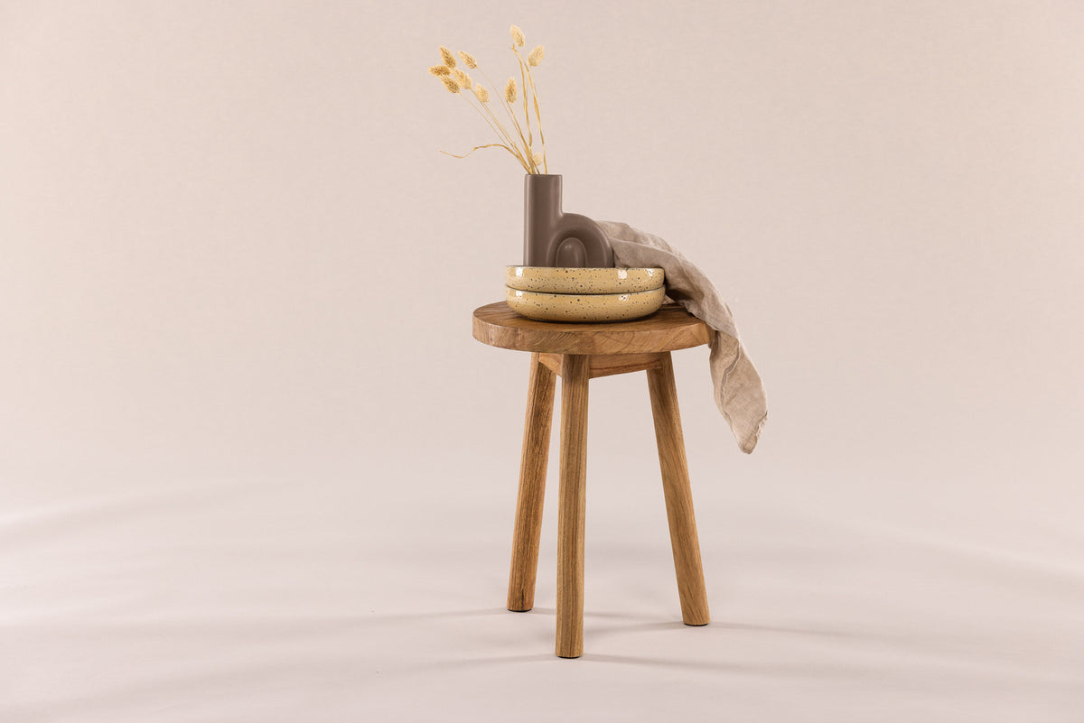 Bohus Ottoman / Pouf in Braun präsentiert im Onlineshop von KAQTU Design AG. Hocker ist von Vind