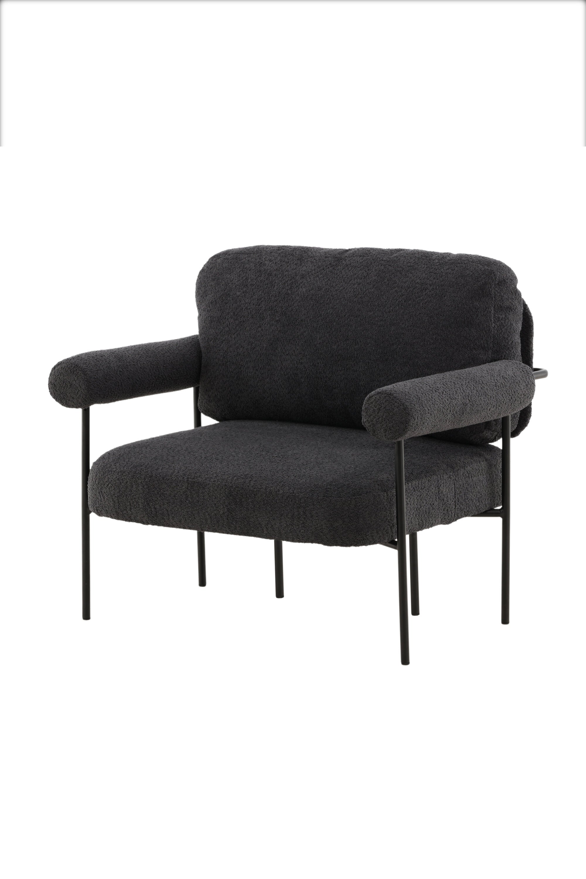 Tillberga x Josefin Lustig Sessel in Dunkelgrau präsentiert im Onlineshop von KAQTU Design AG. Sessel mit Armlehnen ist von Vind
