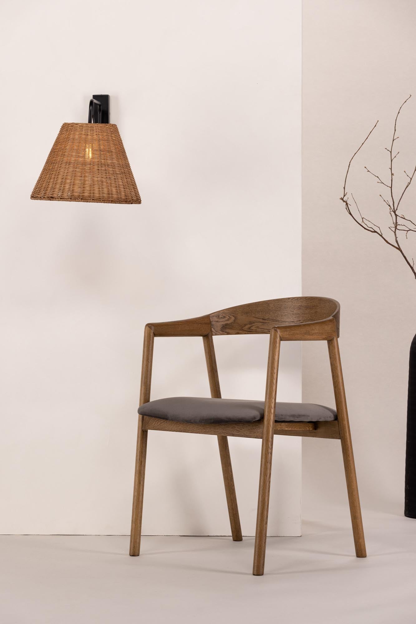 Stala Wandleuchte in Natur präsentiert im Onlineshop von KAQTU Design AG. Wandleuchte ist von Vind