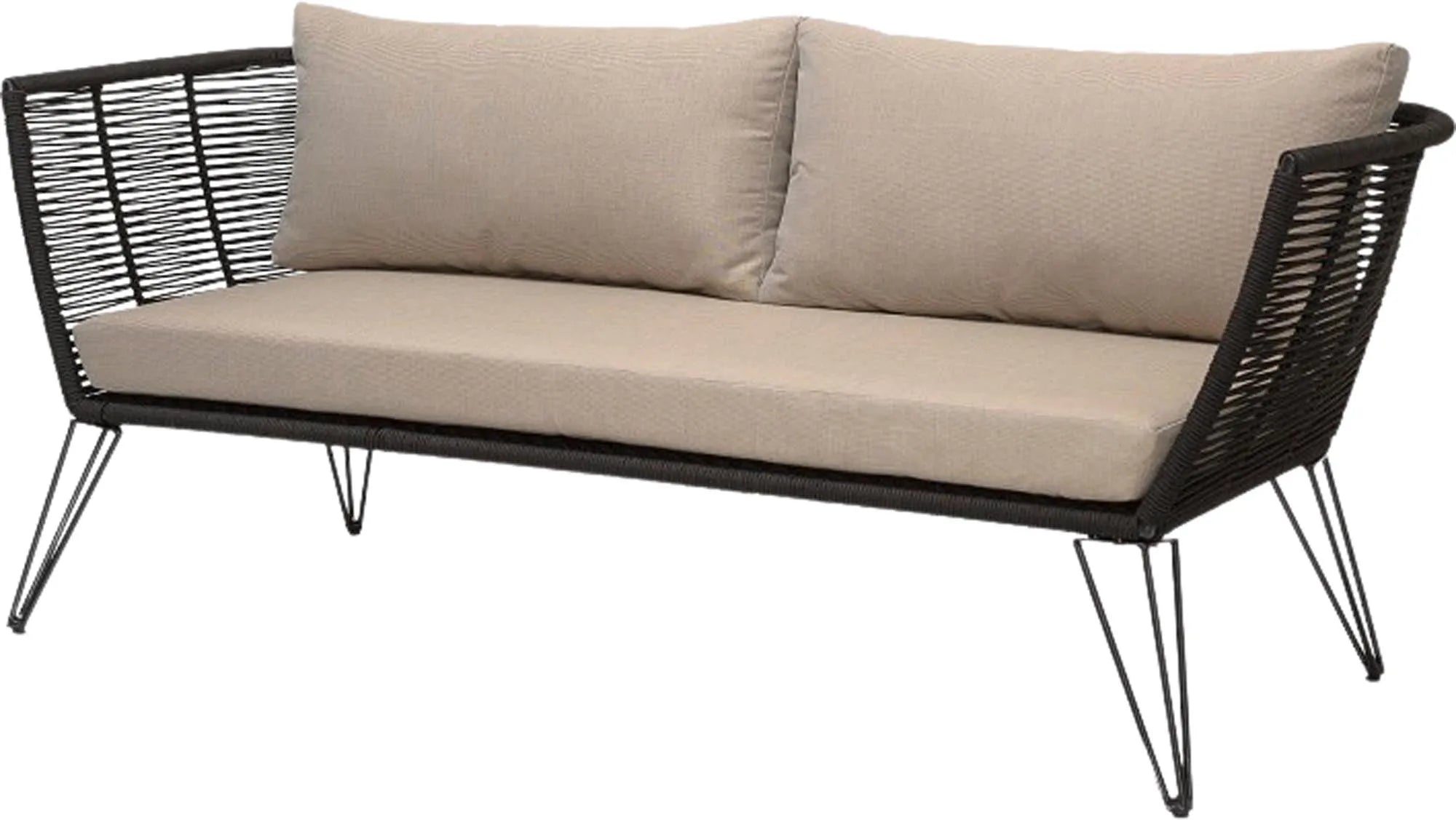 Mundo Sofa, Black, Metal