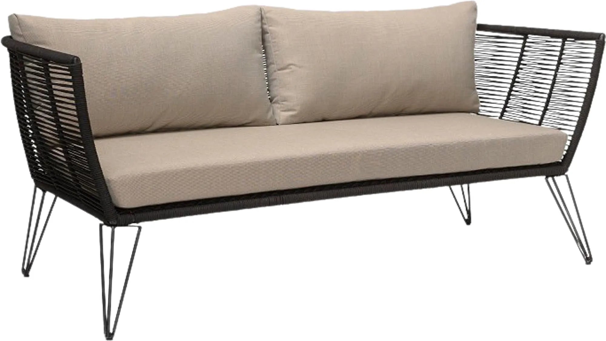 Mundo Sofa, Black, Metal