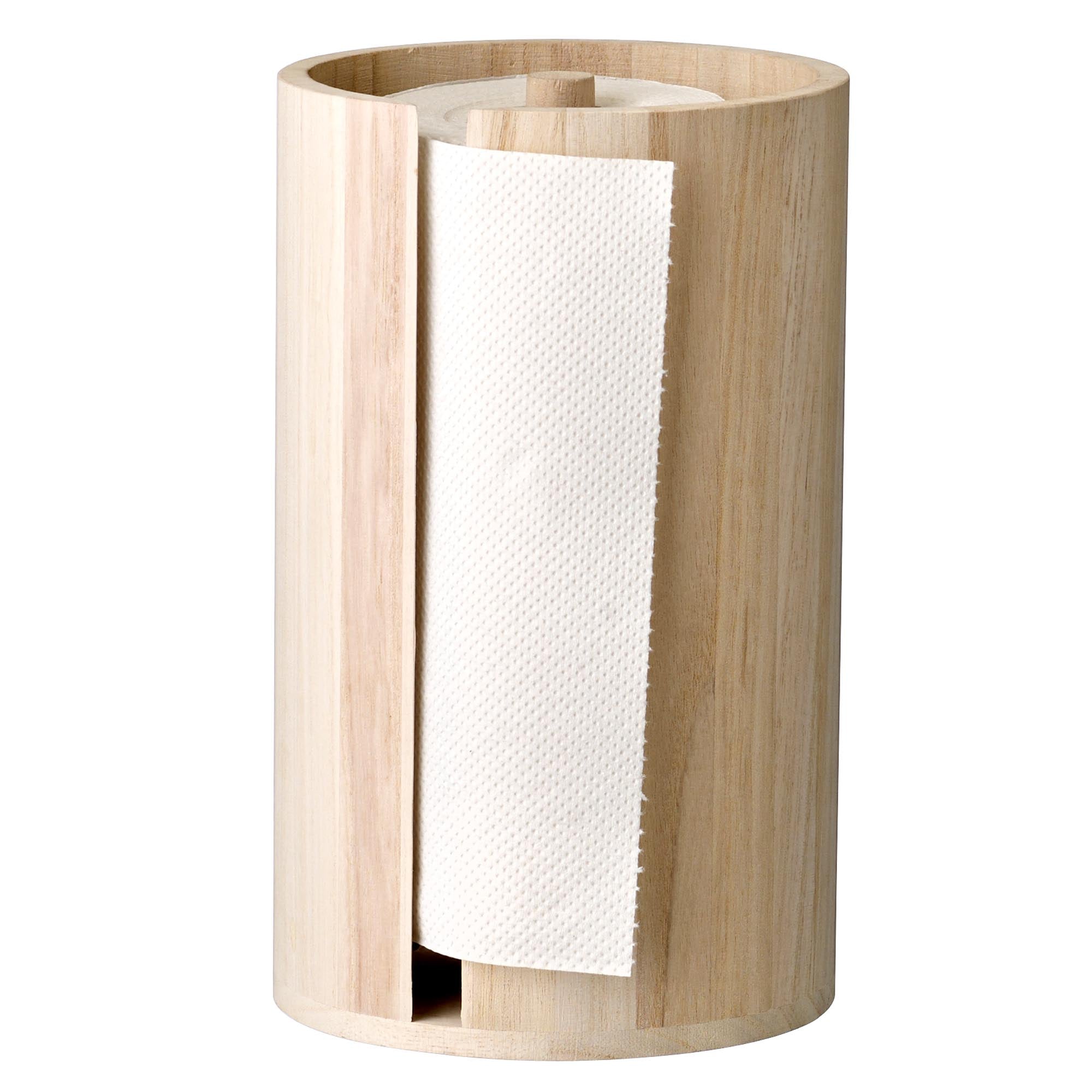 Celian Küchenrollenständer, Natur, Paulownia in Nature präsentiert im Onlineshop von KAQTU Design AG. Papierrollenhalter ist von Bloomingville