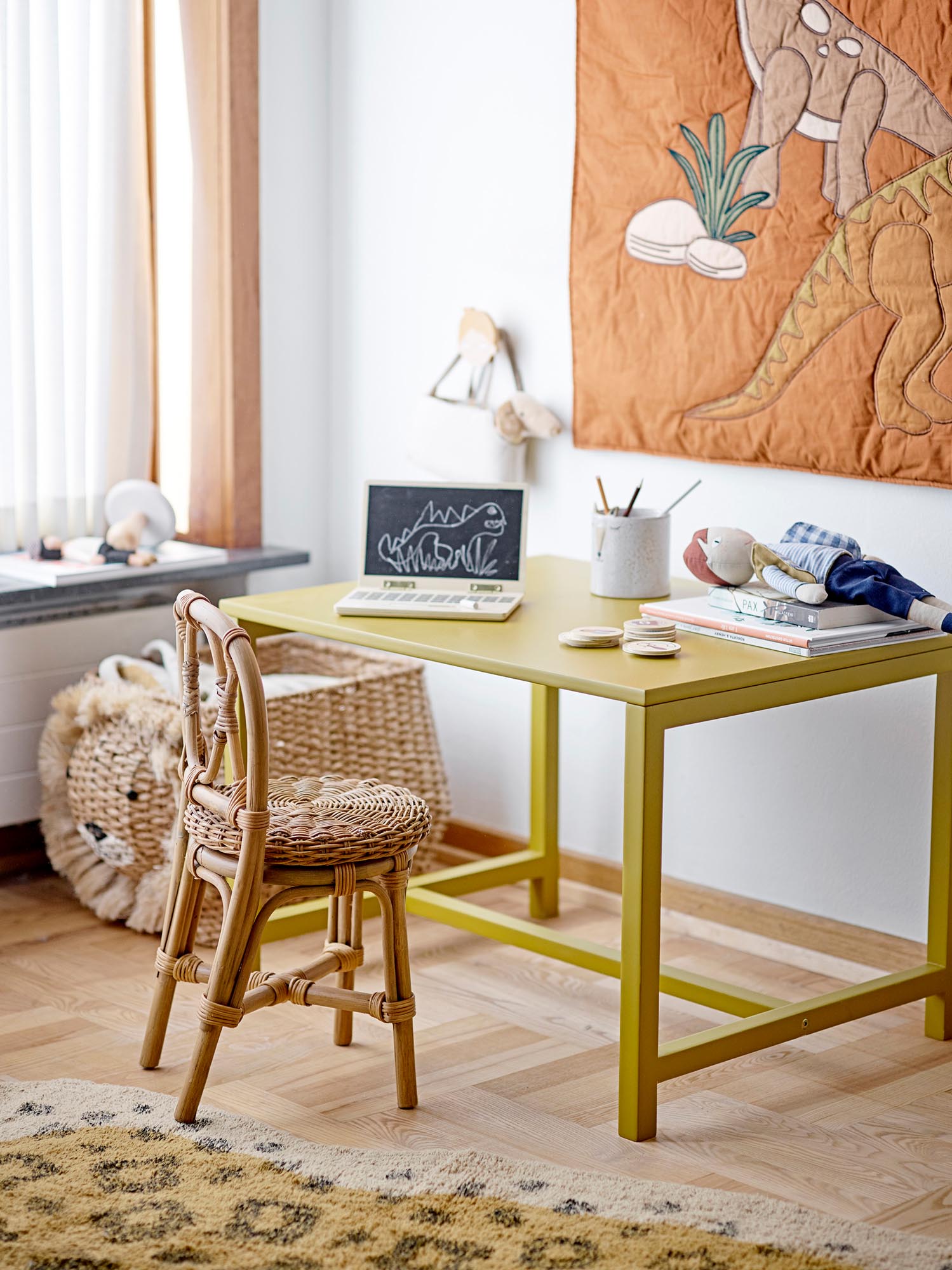 Elena Spielzeug-Computer mit Tafel, Natur in Nature präsentiert im Onlineshop von KAQTU Design AG. Objekte Kids ist von Bloomingville