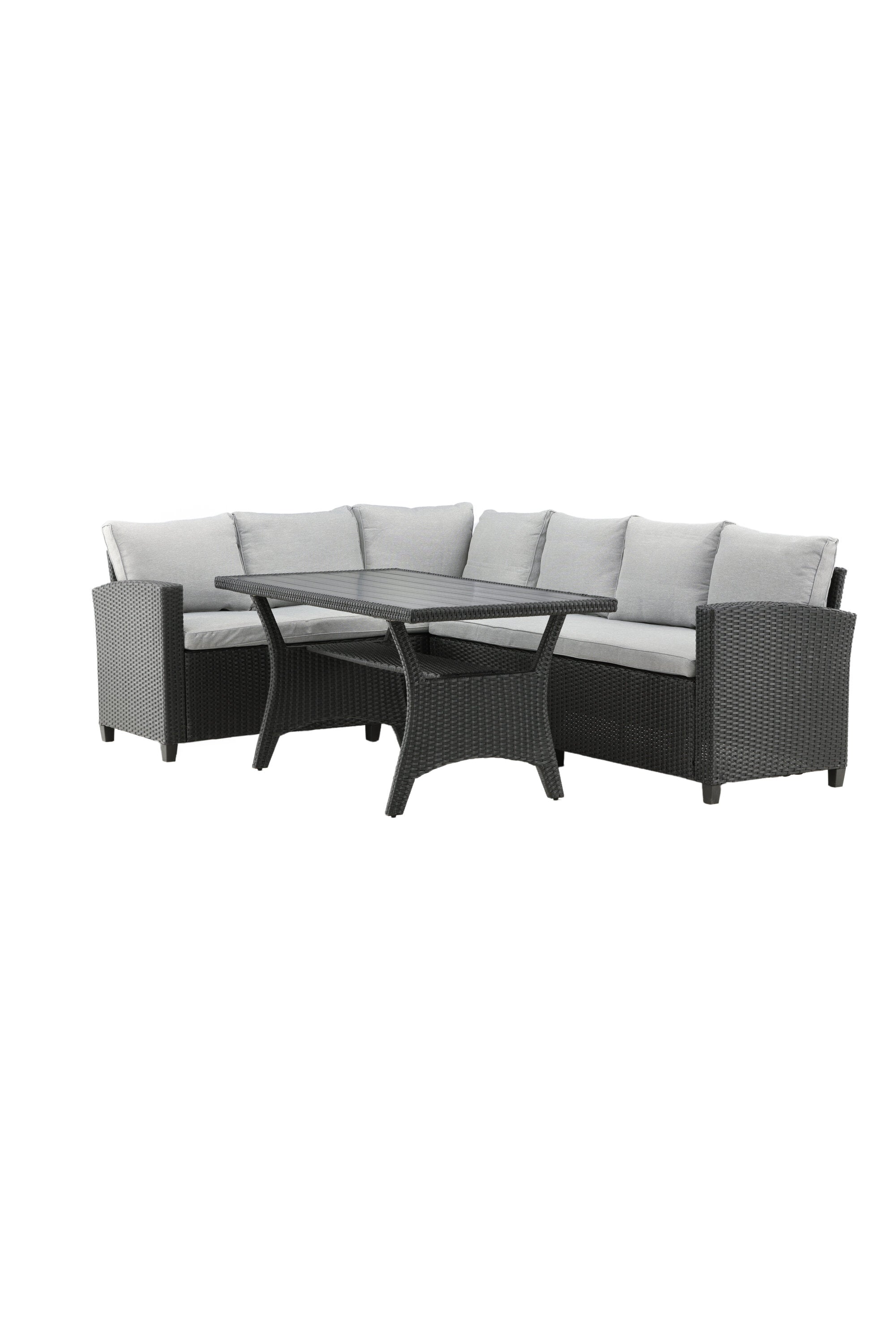Brentwood Ecksofa Outdoorset 145cm in Schwarz präsentiert im Onlineshop von KAQTU Design AG. Loungeset ist von Venture Home
