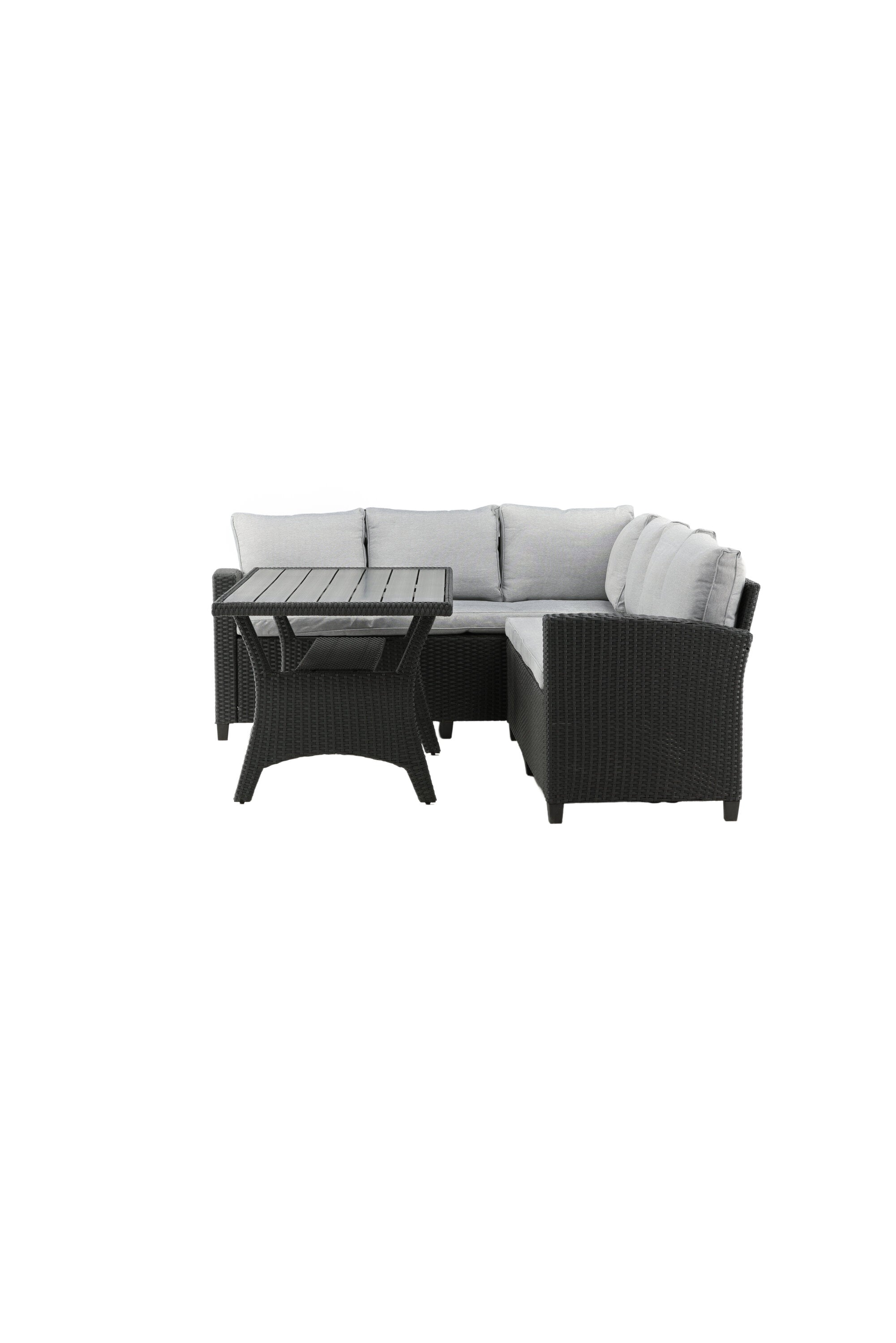 Brentwood Ecksofa Outdoorset 145cm in Schwarz präsentiert im Onlineshop von KAQTU Design AG. Loungeset ist von Venture Home