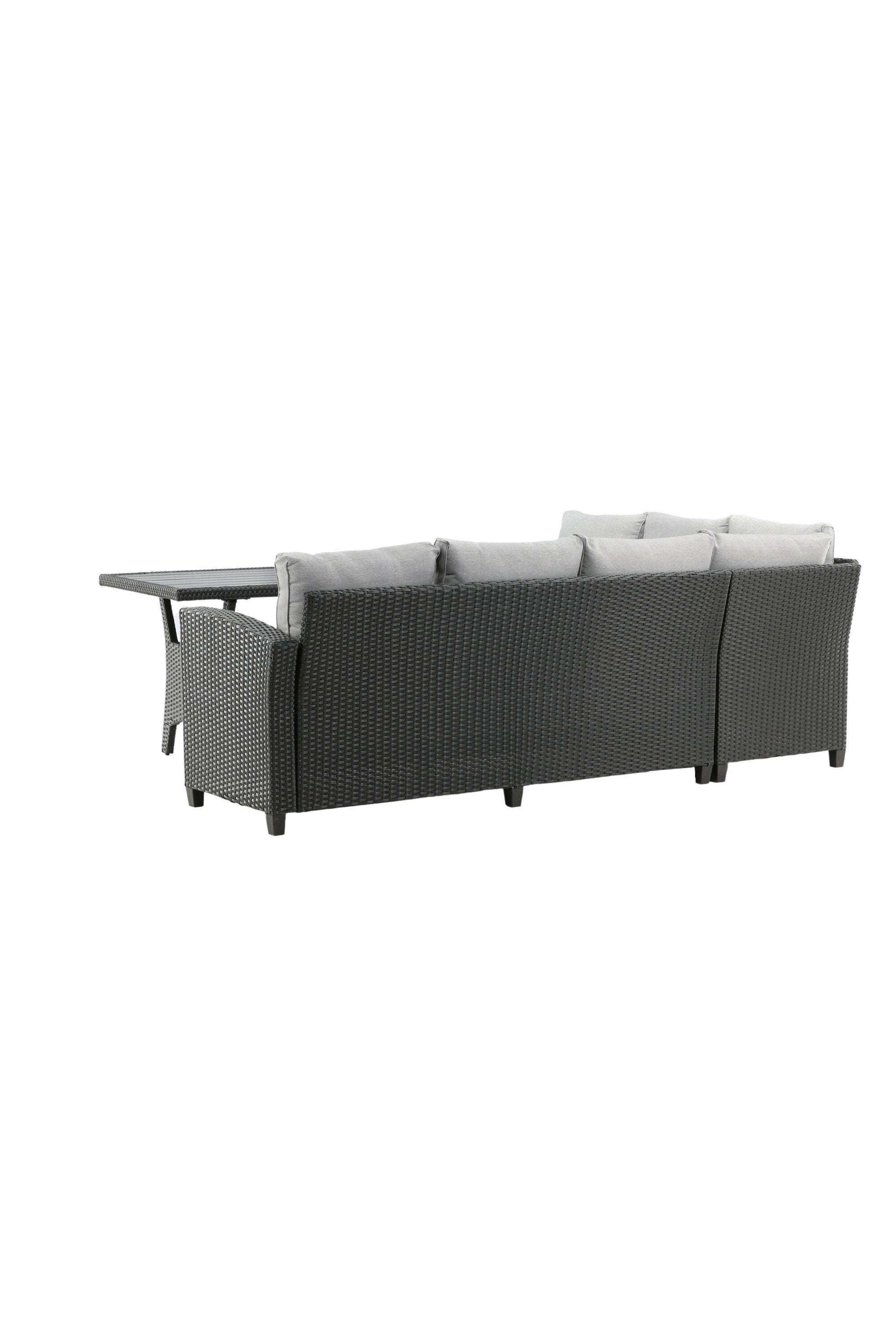 Brentwood Ecksofa Outdoorset 145cm in Schwarz präsentiert im Onlineshop von KAQTU Design AG. Loungeset ist von Venture Home