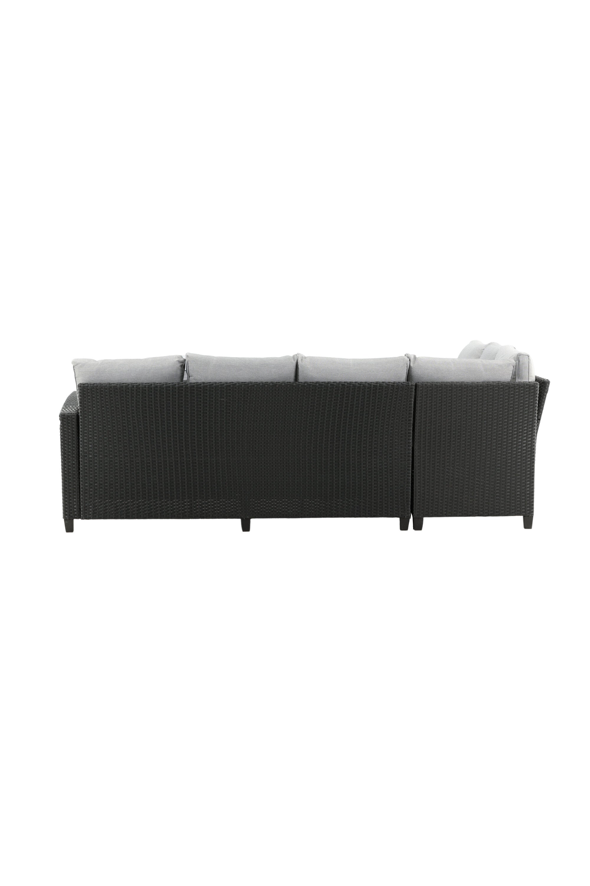 Brentwood Ecksofa Outdoorset 145cm in Schwarz präsentiert im Onlineshop von KAQTU Design AG. Loungeset ist von Venture Home