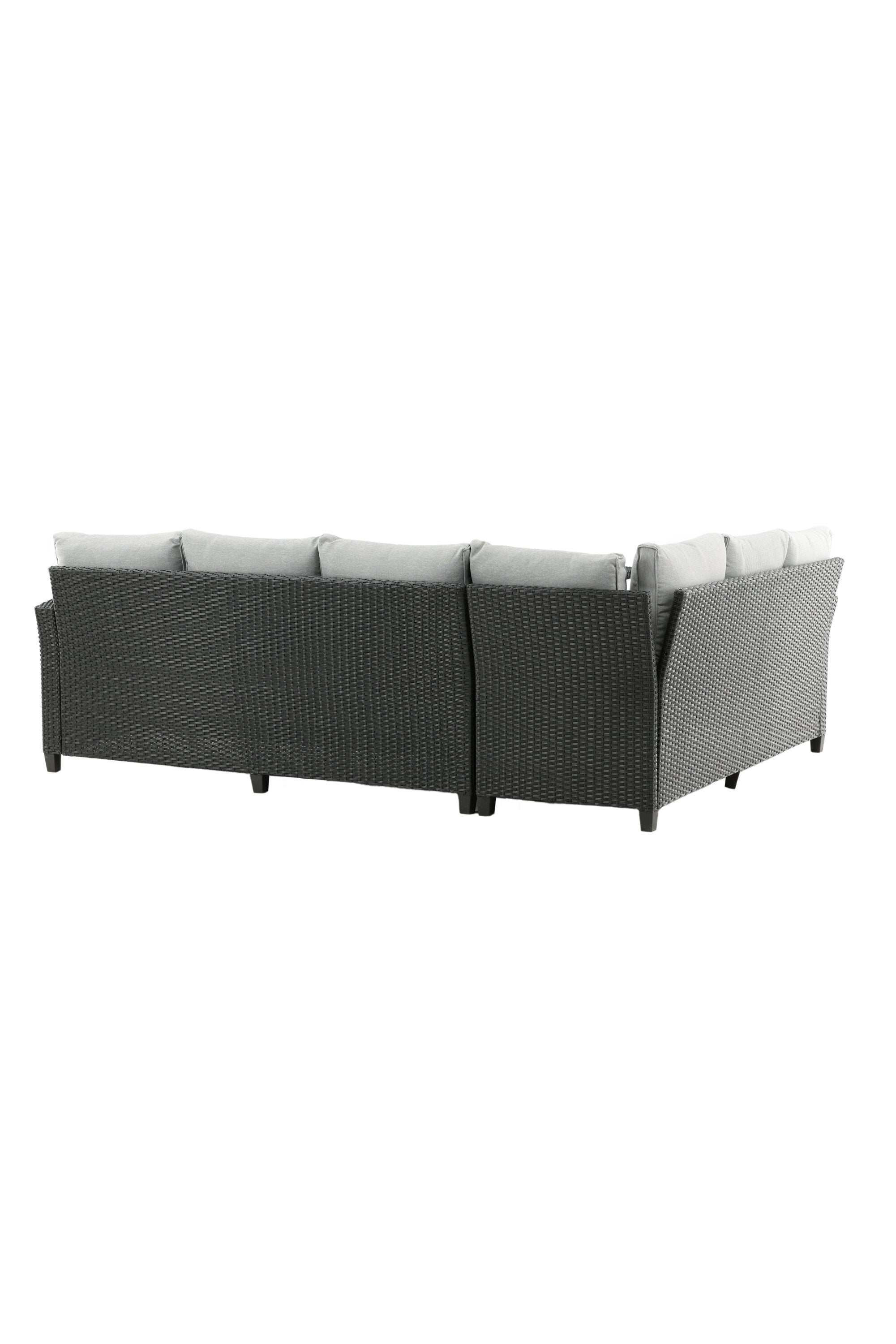 Brentwood Ecksofa Outdoorset 145cm in Schwarz präsentiert im Onlineshop von KAQTU Design AG. Loungeset ist von Venture Home