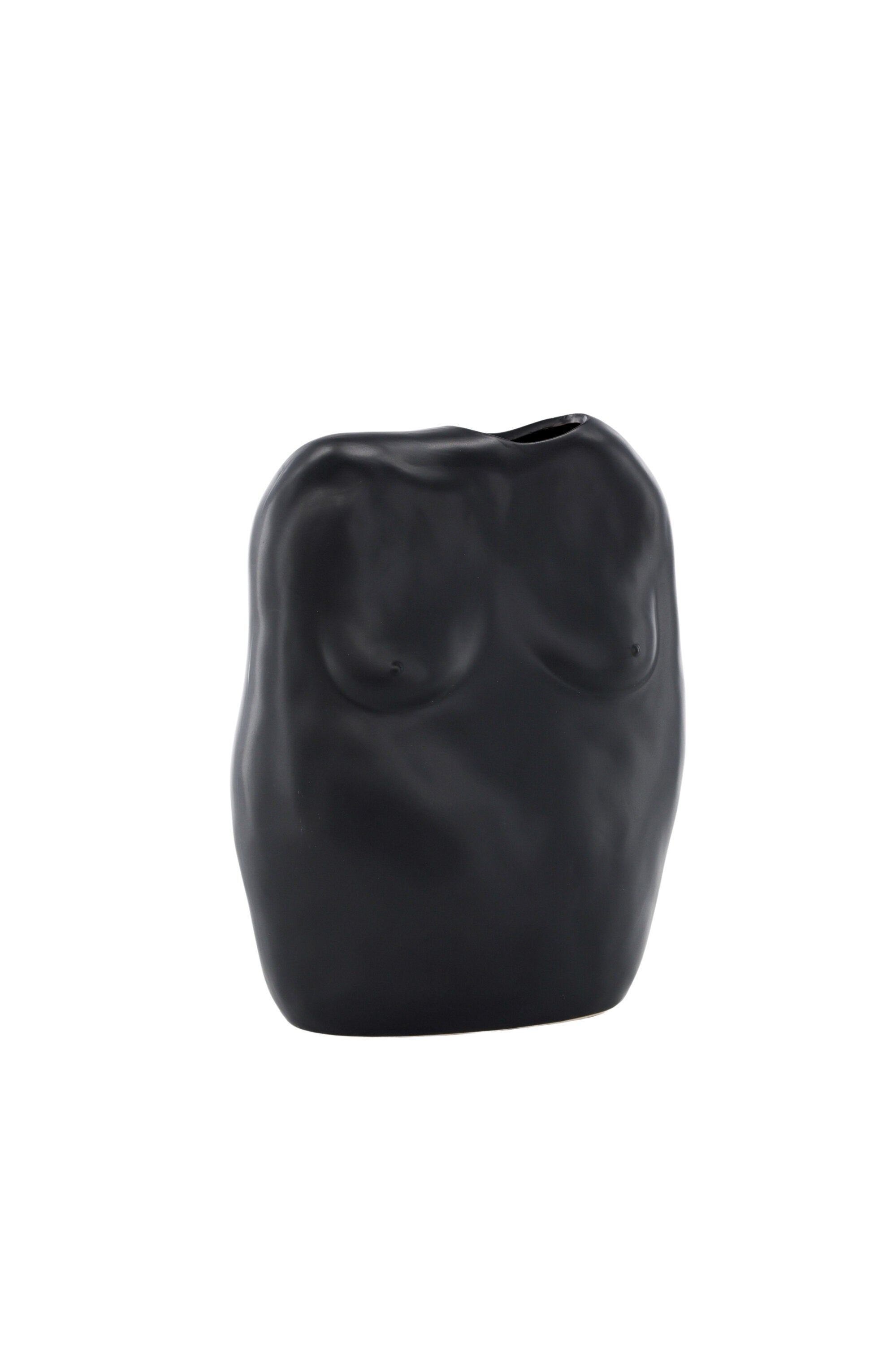 Romie Vase in Schwarz präsentiert im Onlineshop von KAQTU Design AG. Vase ist von Venture Home