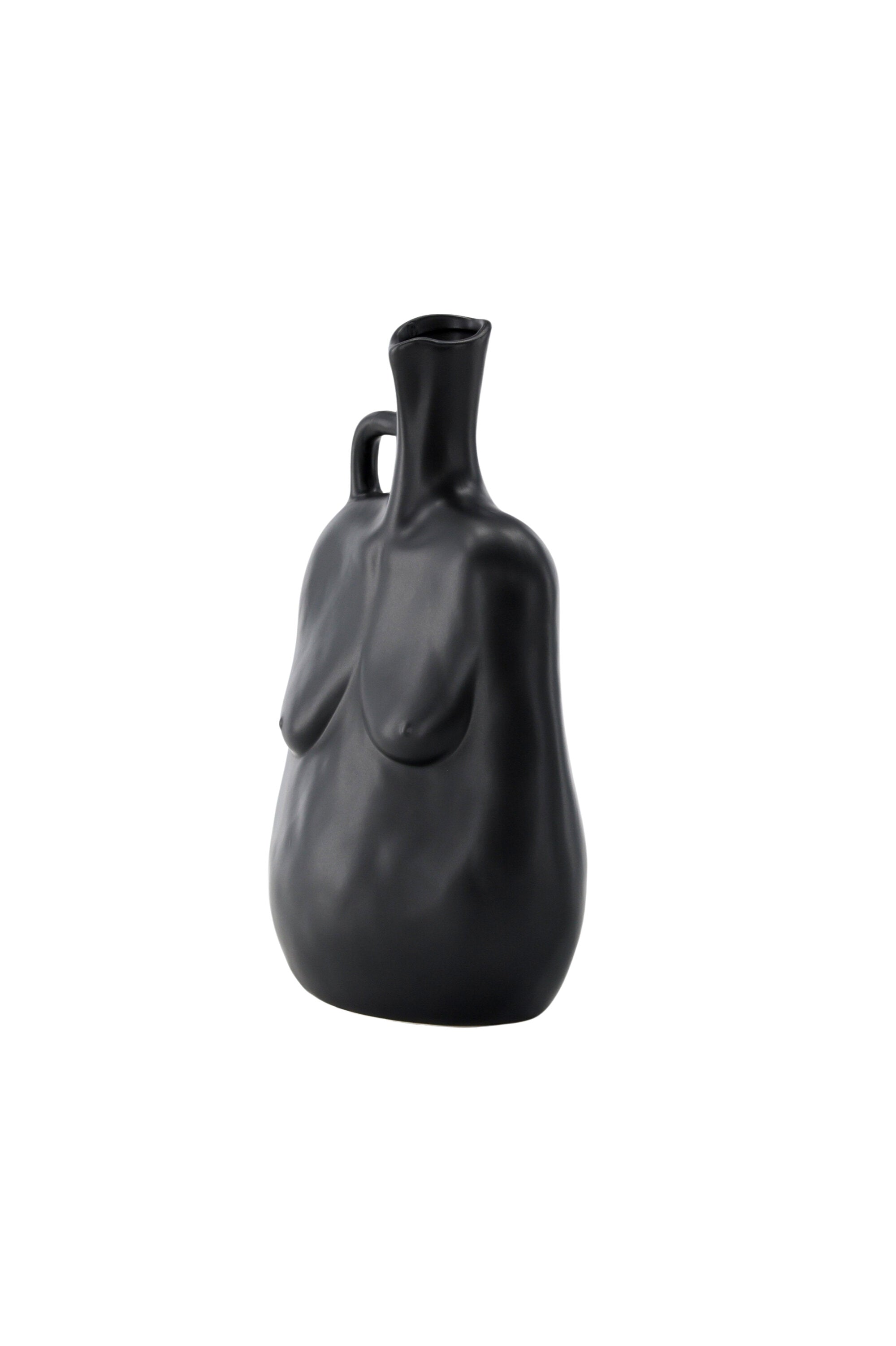 Conta Vase in Schwarz präsentiert im Onlineshop von KAQTU Design AG. Vase ist von Venture Home