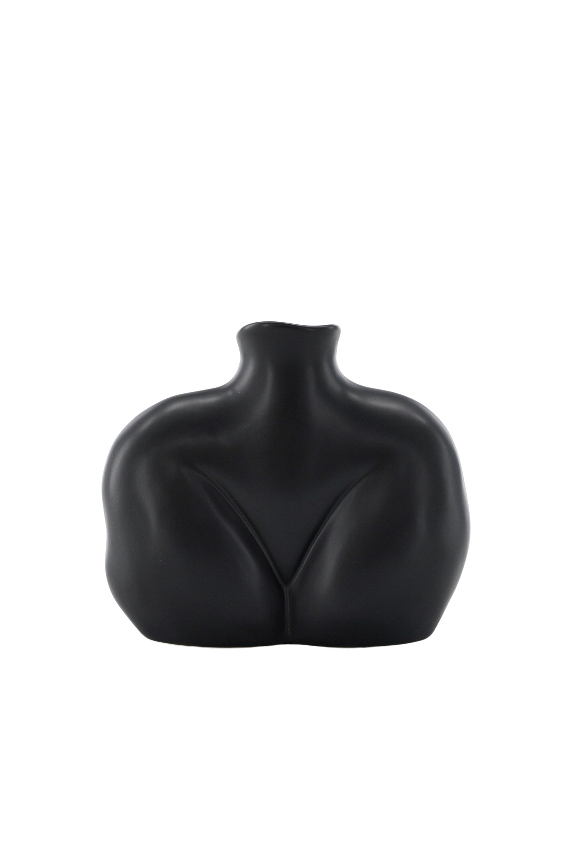 Harvey Vase in Schwarz präsentiert im Onlineshop von KAQTU Design AG. Vase ist von Venture Home