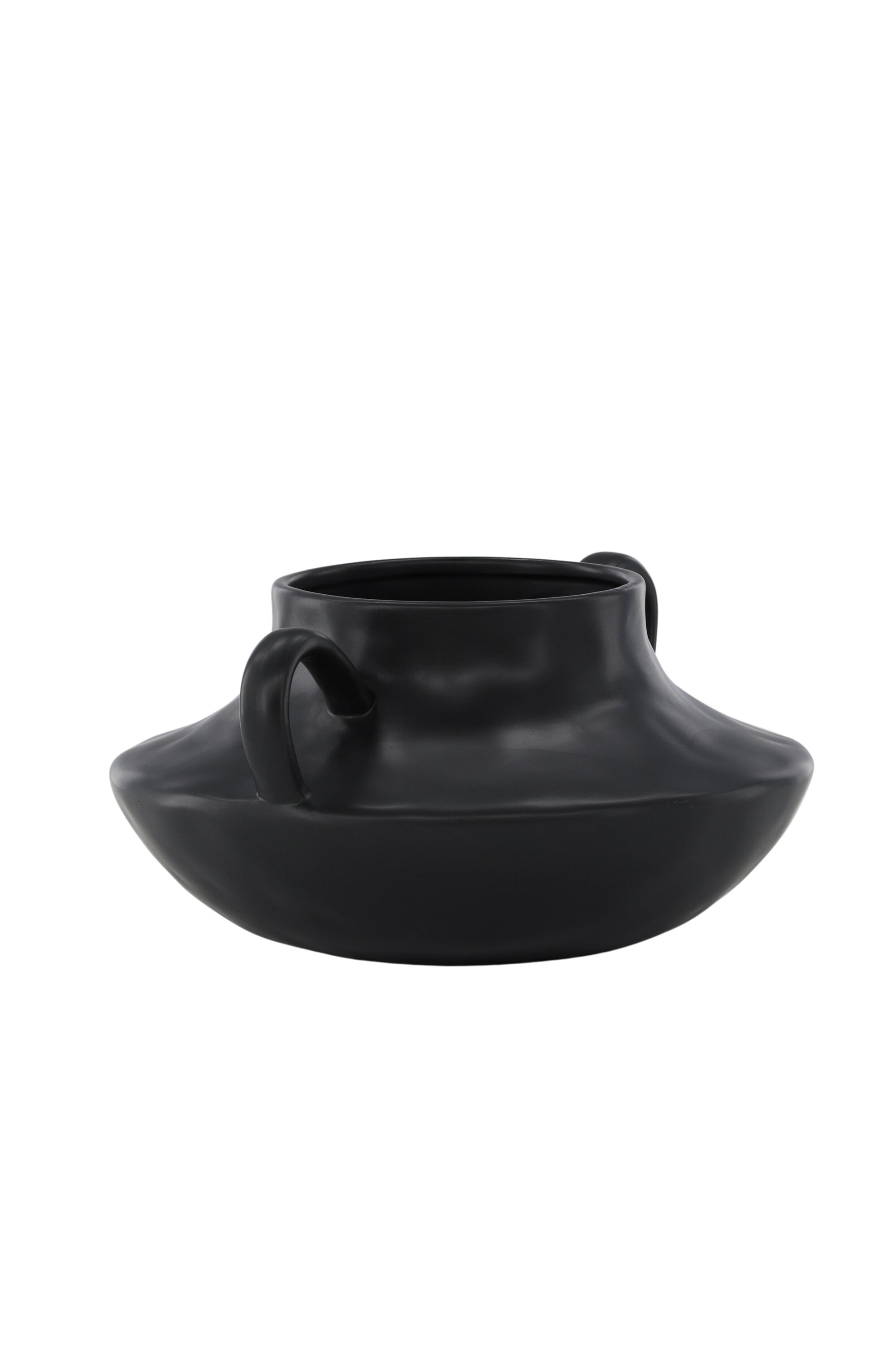 Holda Vase in Schwarz präsentiert im Onlineshop von KAQTU Design AG. Vase ist von Venture Home