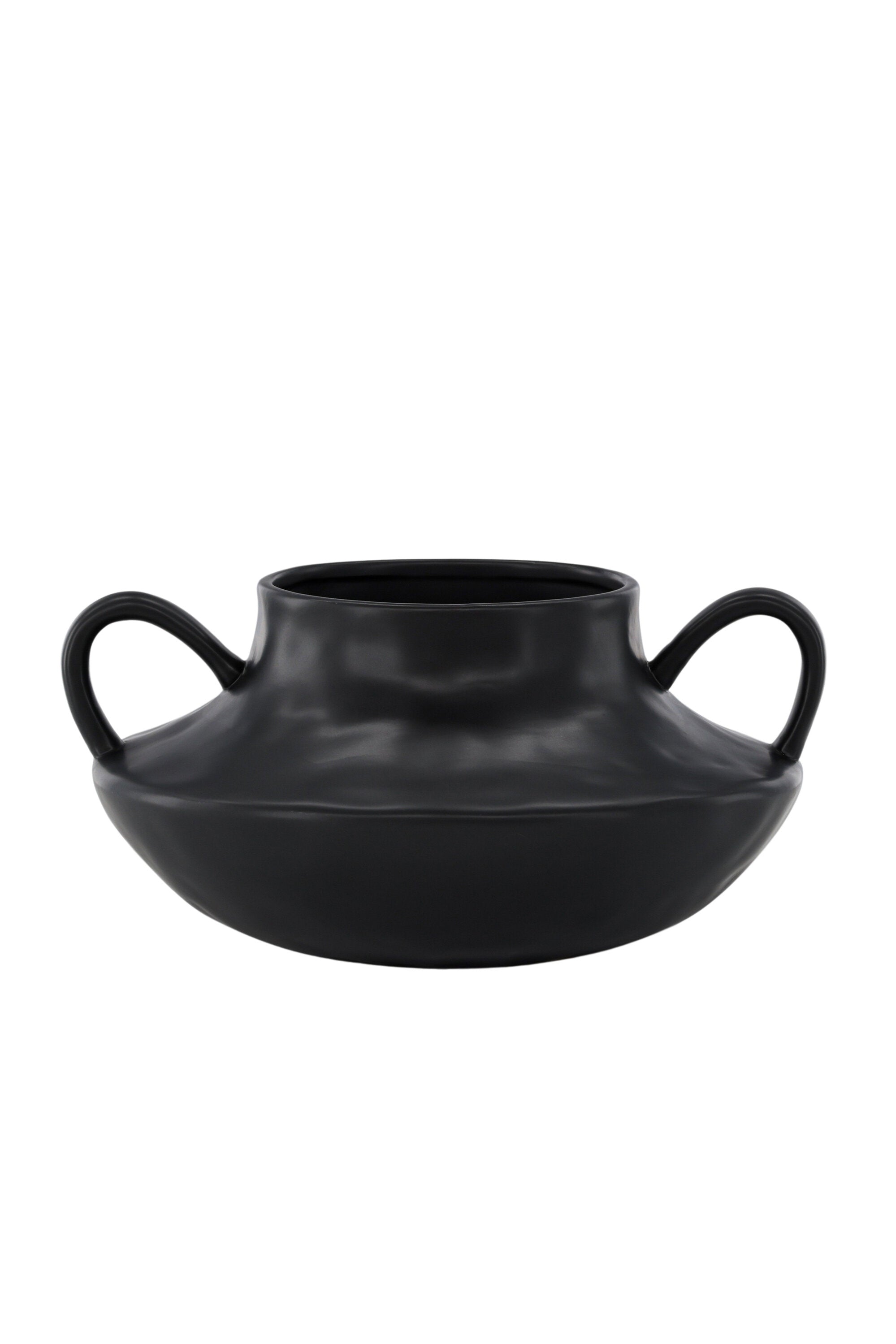 Holda Vase in Schwarz präsentiert im Onlineshop von KAQTU Design AG. Vase ist von Venture Home