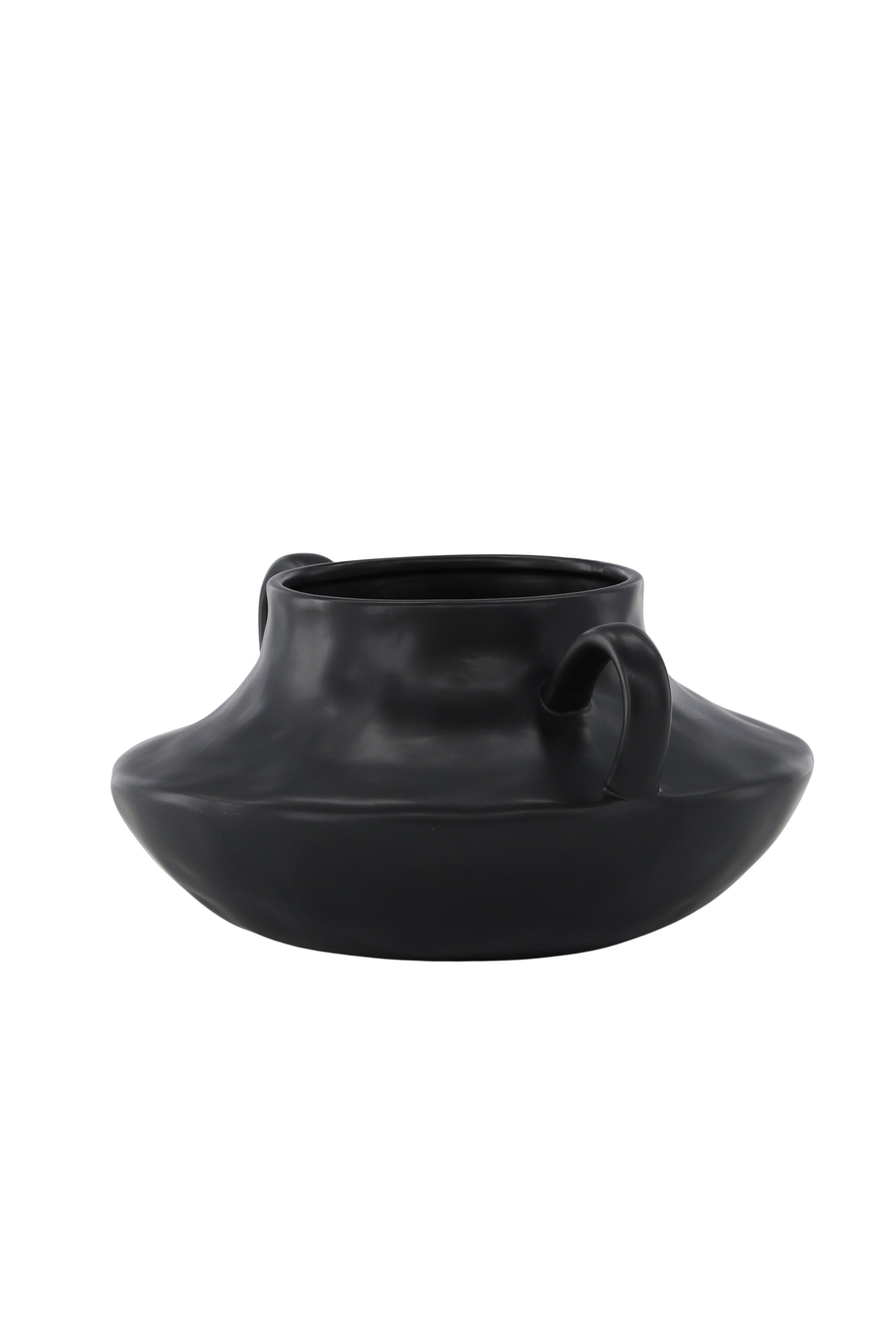Holda Vase in Schwarz präsentiert im Onlineshop von KAQTU Design AG. Vase ist von Venture Home