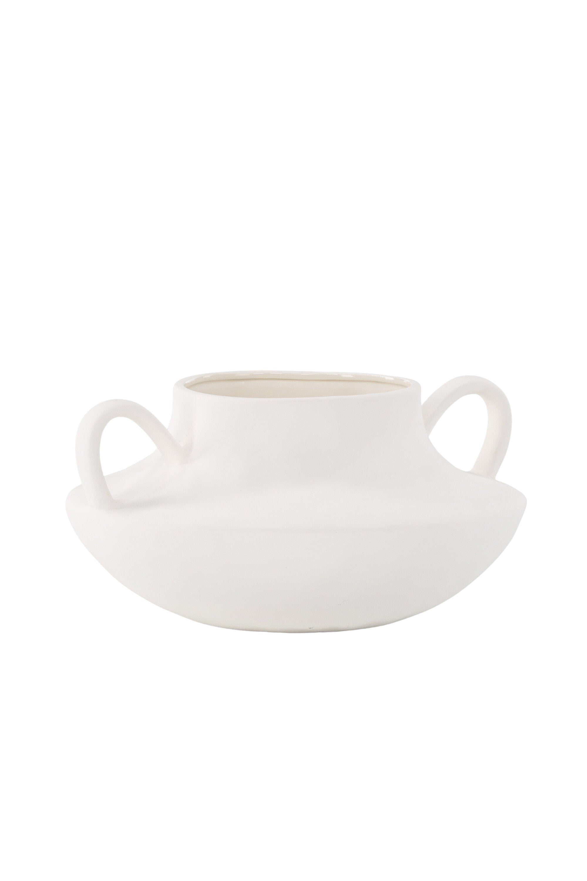 Holda Vase in Cremefarben präsentiert im Onlineshop von KAQTU Design AG. Vase ist von Venture Home