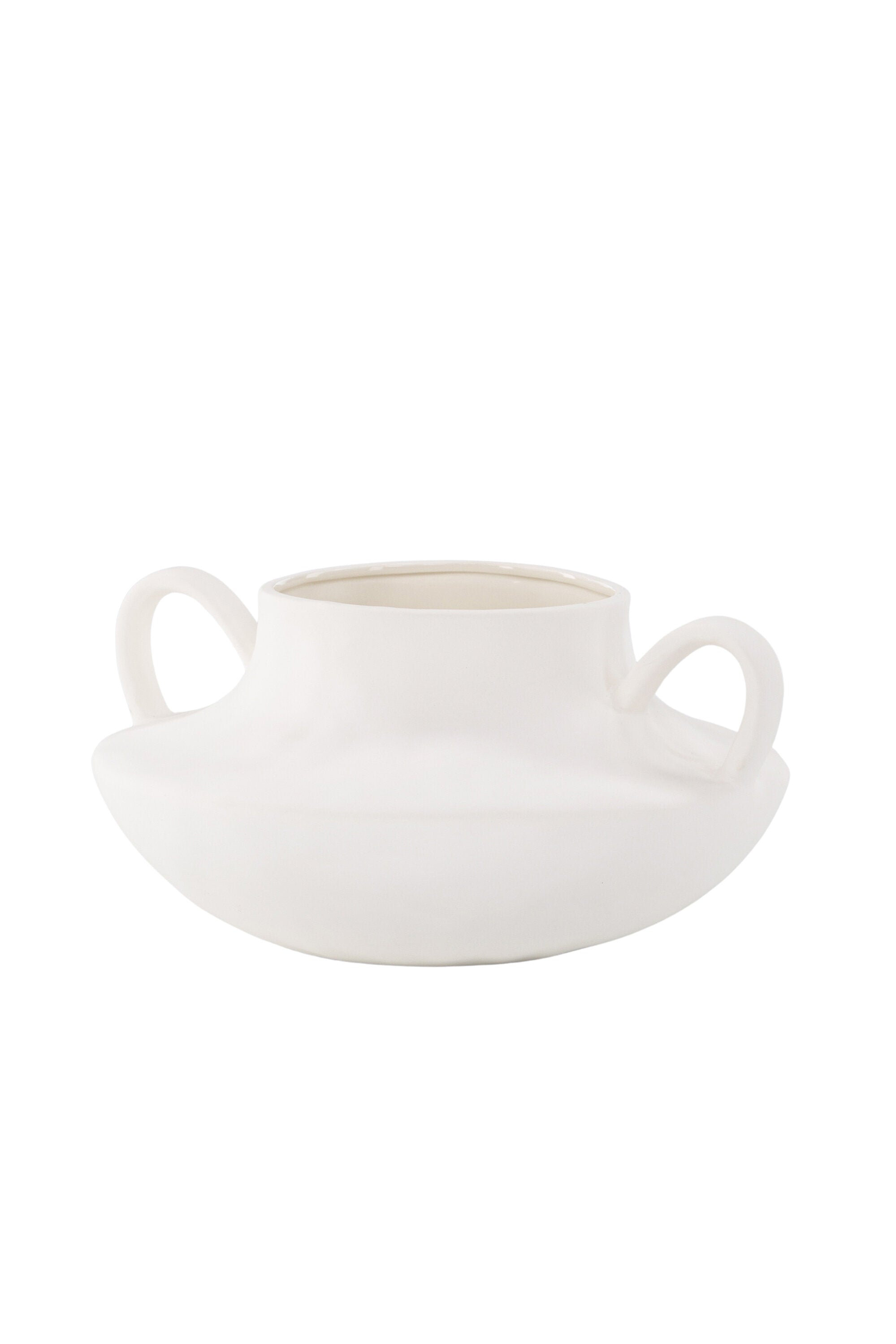 Holda Vase in Cremefarben präsentiert im Onlineshop von KAQTU Design AG. Vase ist von Venture Home